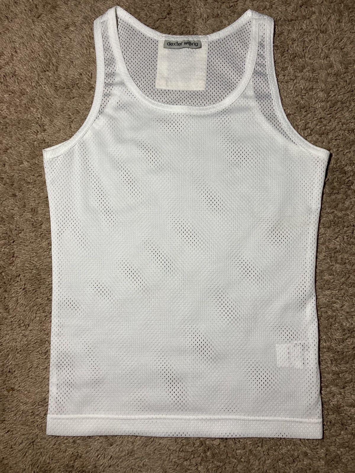 SS99 Dexter Wong Mesh Tank Top Basketball Jersey UK 90s 1999