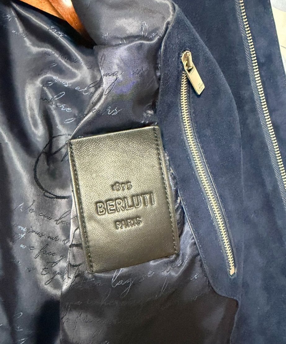 Berluti Berluti Men's Leather Jacket Size 50. Size US M / EU 48-50 / 2 - 2 Thumbnail