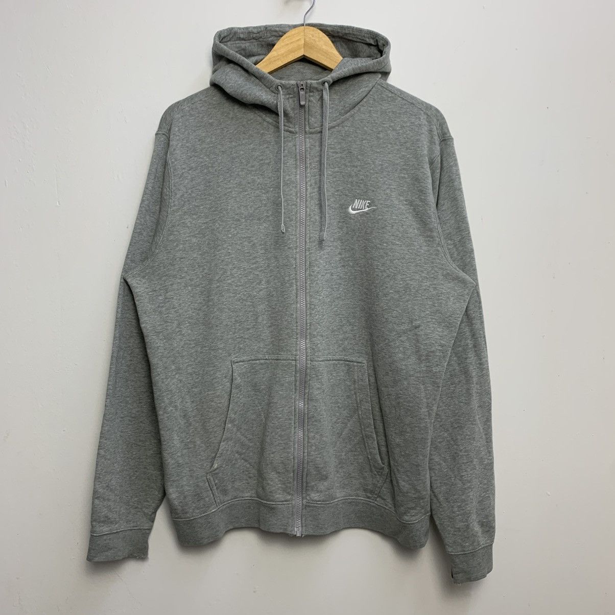Nike × Vintage Nike Vintage Fit Hoodie Distressed Size US L / EU 52-54 / 3 - 1 Thumbnail