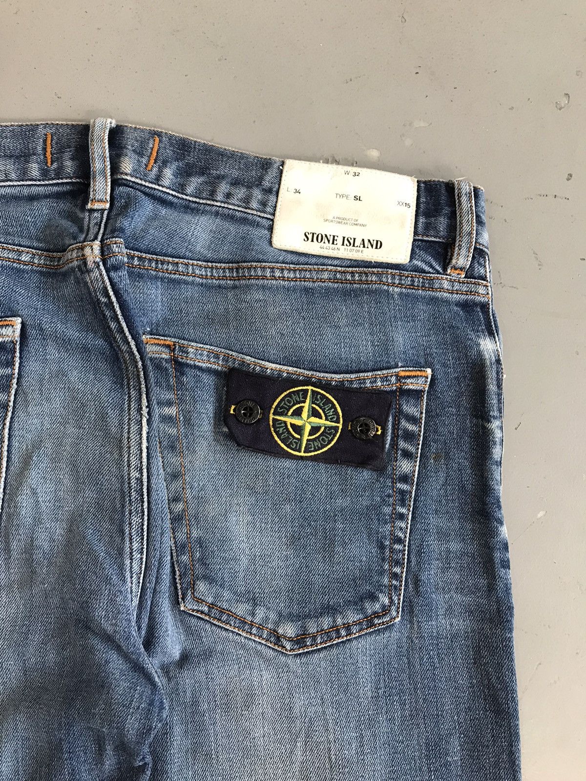 Stone Island × Vintage Super rare vintage stone island straight fit denim Size US 34 / EU 50 - 10 Thumbnail