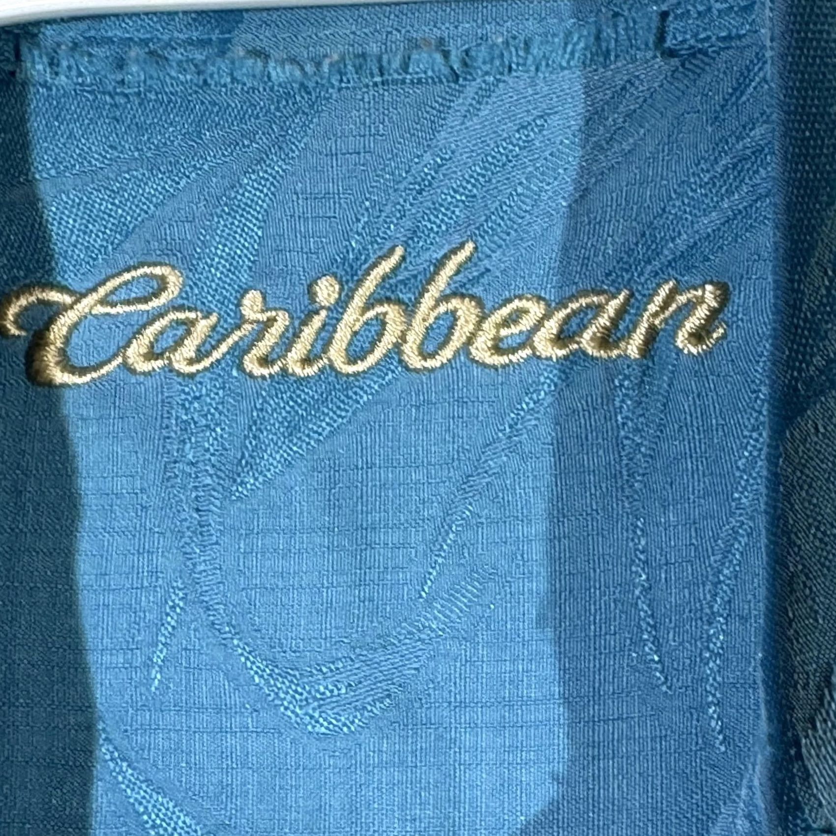 Altea Caribbean Shirt Men’s Medium Teal Blue Tropical Hawaiian 100% Polyester Light Size US M / EU 48-50 / 2 - 7 Thumbnail