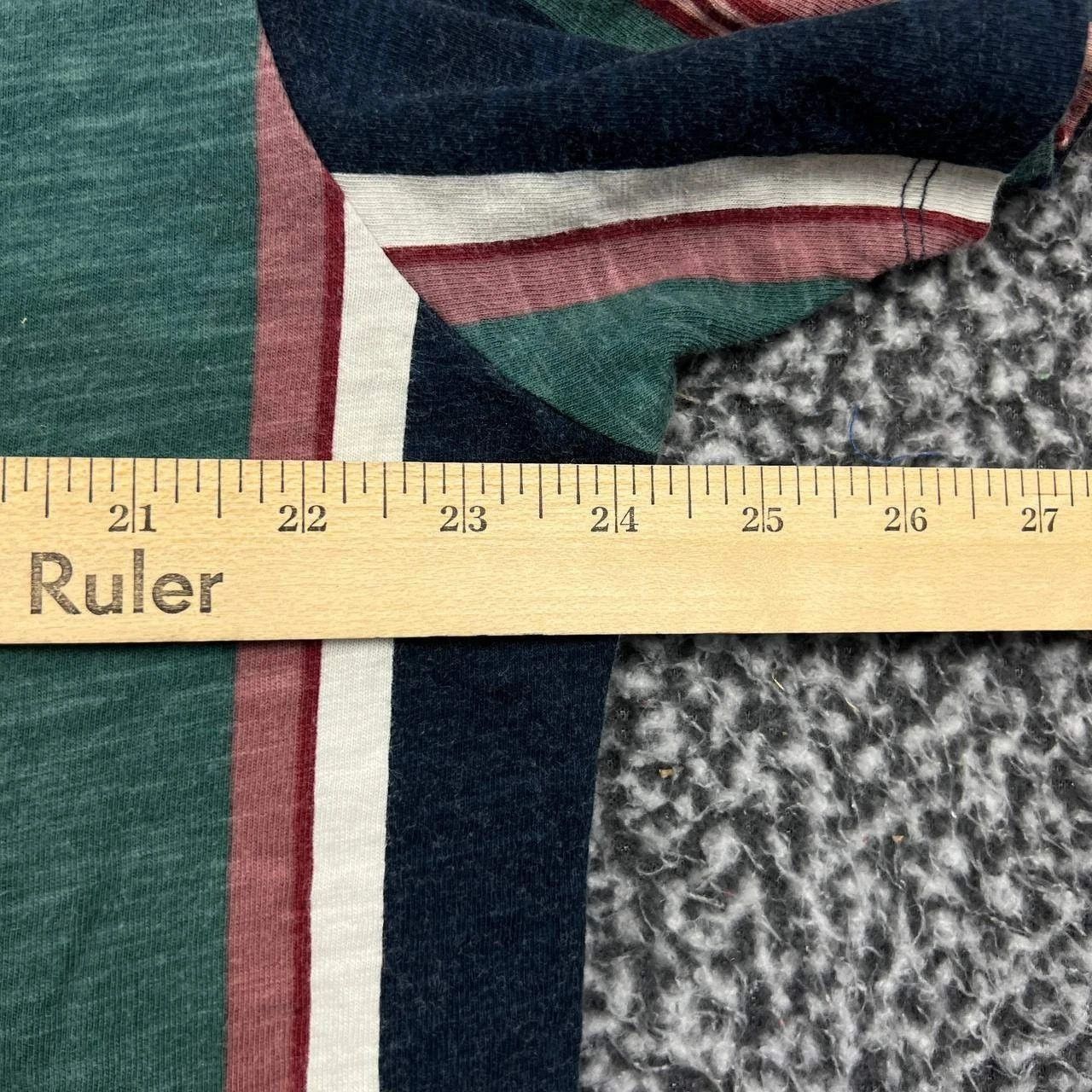 Guess Vintage Guess Jeans USA Shirt Men Striped Crew Neck Cotton L Size US L / EU 52-54 / 3 - 3 Thumbnail