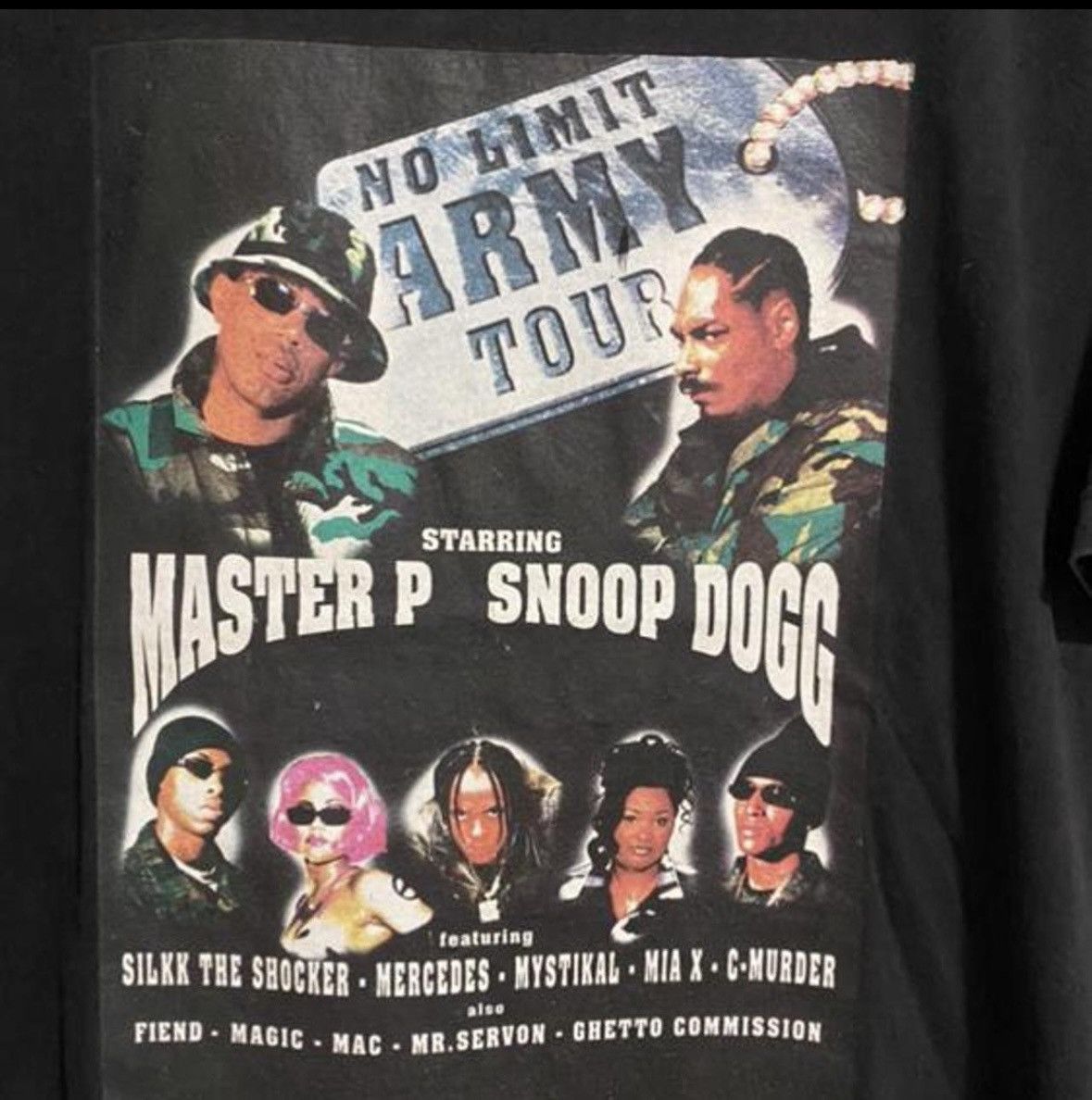 Vintage Snoop Dogg Master P Mystikal Slikk The Shocker No Limit rap Size US XL / EU 56 / 4 - 1 Thumbnail
