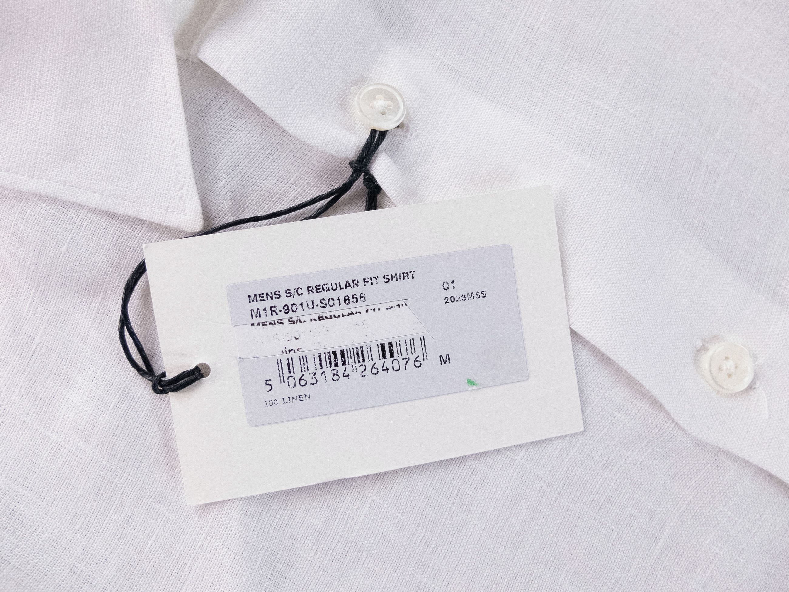 Paul Smith PAUL SMITH white linen shirt w Artist stripe detail Medium Size US M / EU 48-50 / 2 - 5 Thumbnail