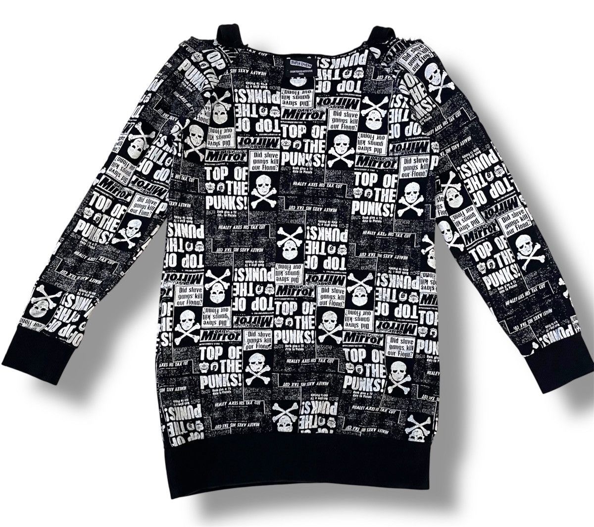 Super Lovers RARE🔥SUPER LOVERS PUNK ROCK FULLPRINT SWEASHIRT Size US M / EU 48-50 / 2 - 2 Thumbnail