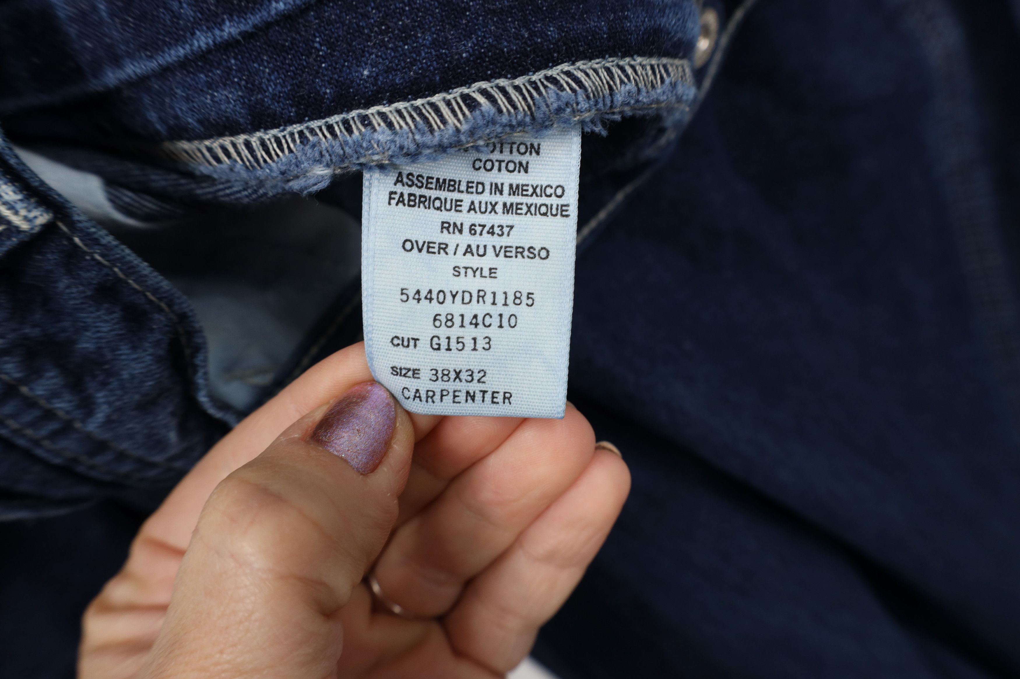 Ralph Lauren Vintage 90s Ralph Lauren Baggy Wide Leg Carpenter Jeans Size US 38 / EU 54 - 9 Thumbnail