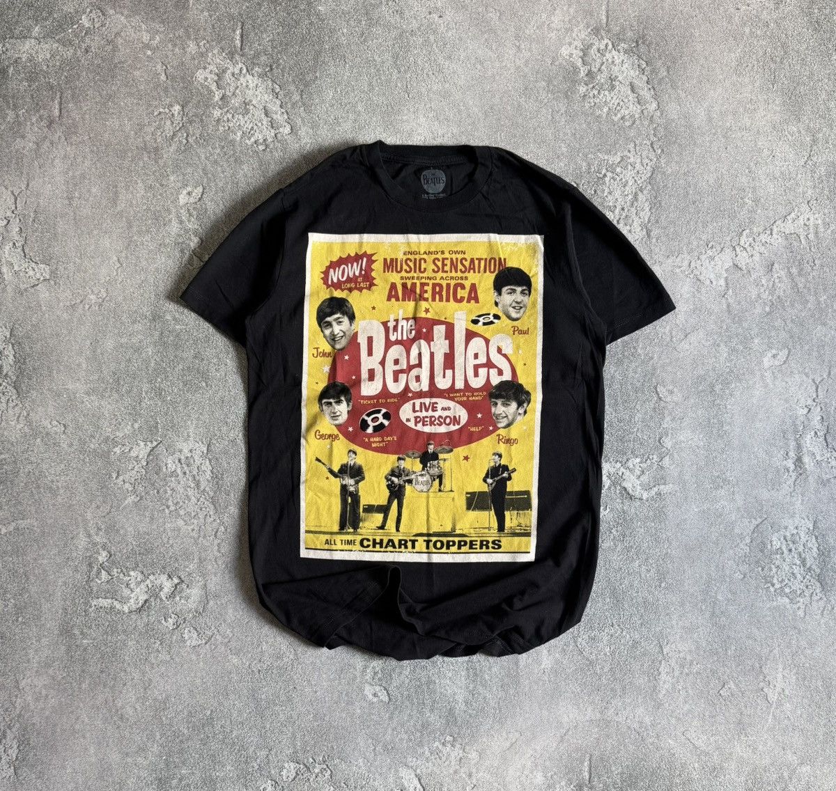 Band Tees The Beatles 2014 M/size big logo tee T-shirt tank vintage Size US M / EU 48-50 / 2 - 1 Thumbnail
