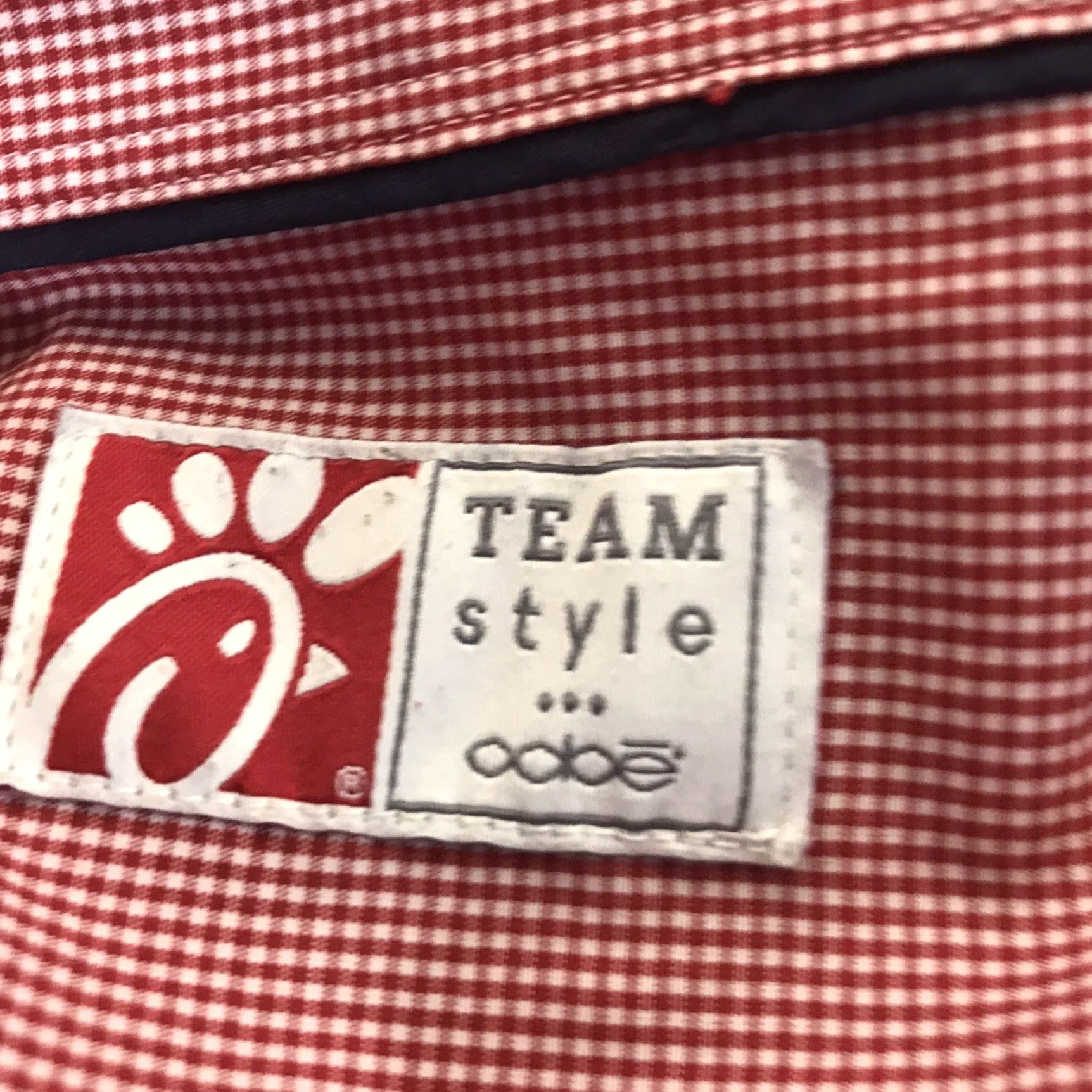 Vintage Oobe Red/White Plaid Button-Up Shirt Women's Plus Size 2X Casual Workwear Size XXL / US 16-18 / IT 52-54 - 3 Thumbnail