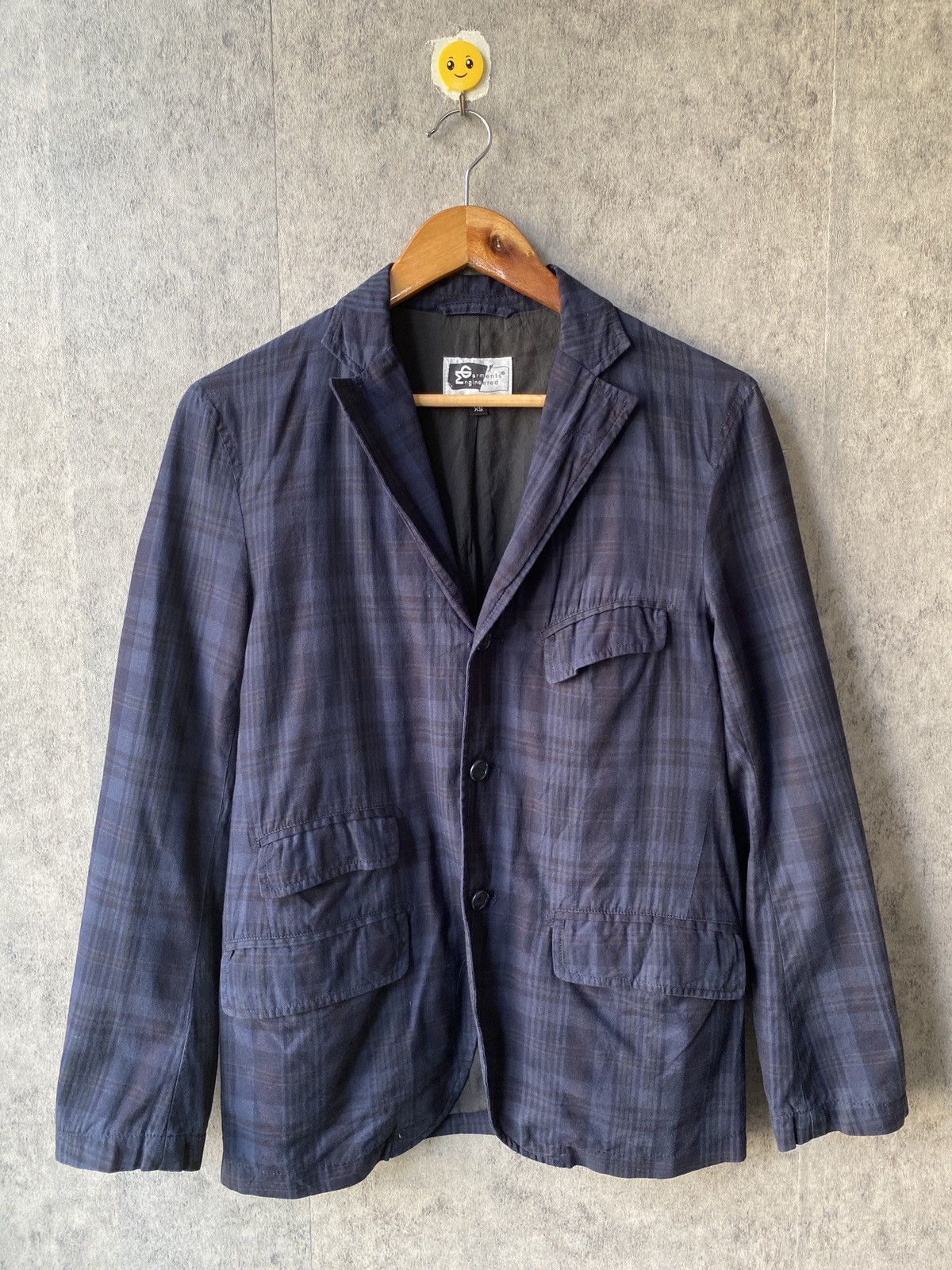 Engineered Garments Enginered Garments Nepenthes Plaid Design Blazer Jacket Size US XS / EU 42 / 0 - 2 Thumbnail