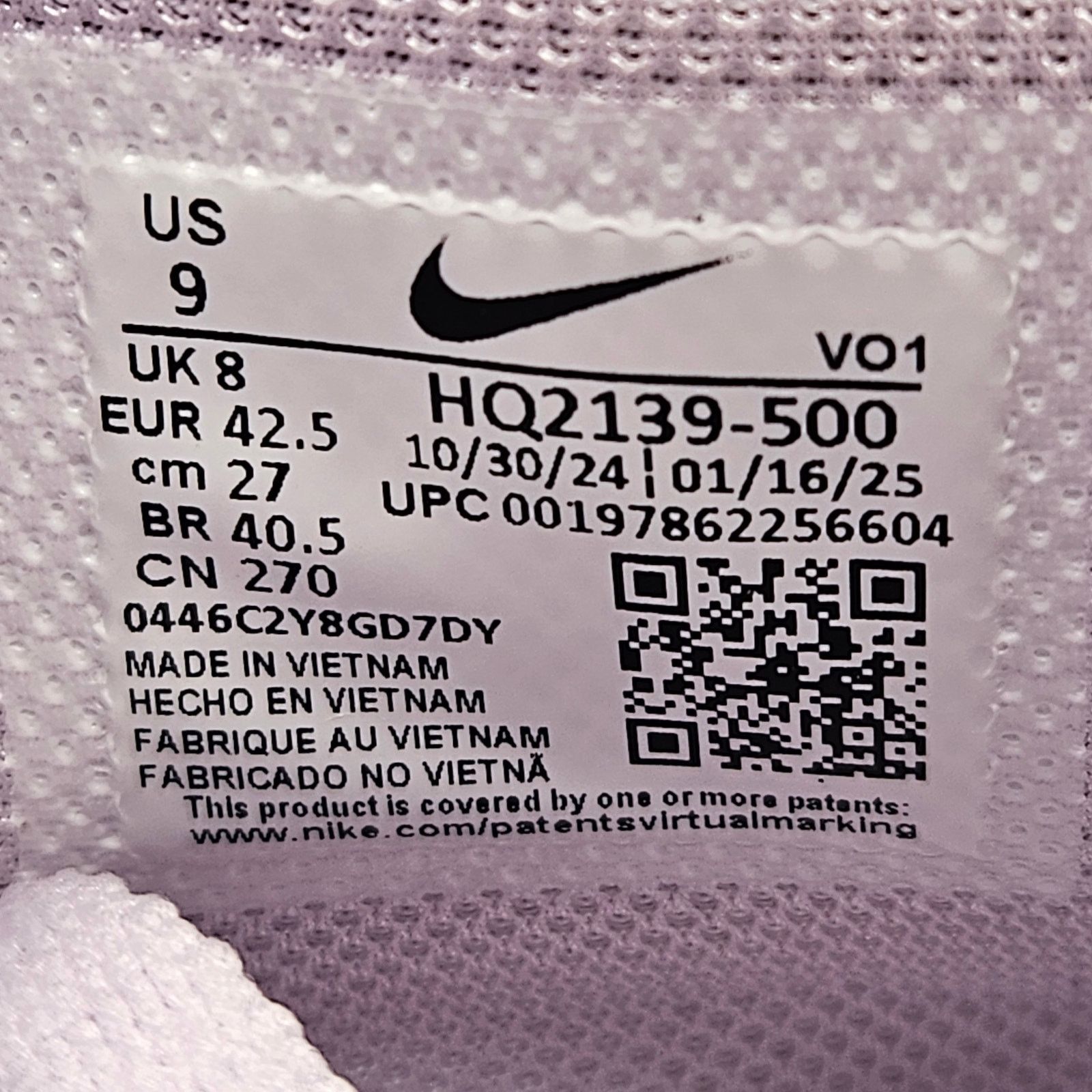 Nike NIKE LEBRON SIZE 9 WITNESS 9 BARELY GRAPE HYPER VIOLET Size US 9 / EU 42 - 6 Thumbnail
