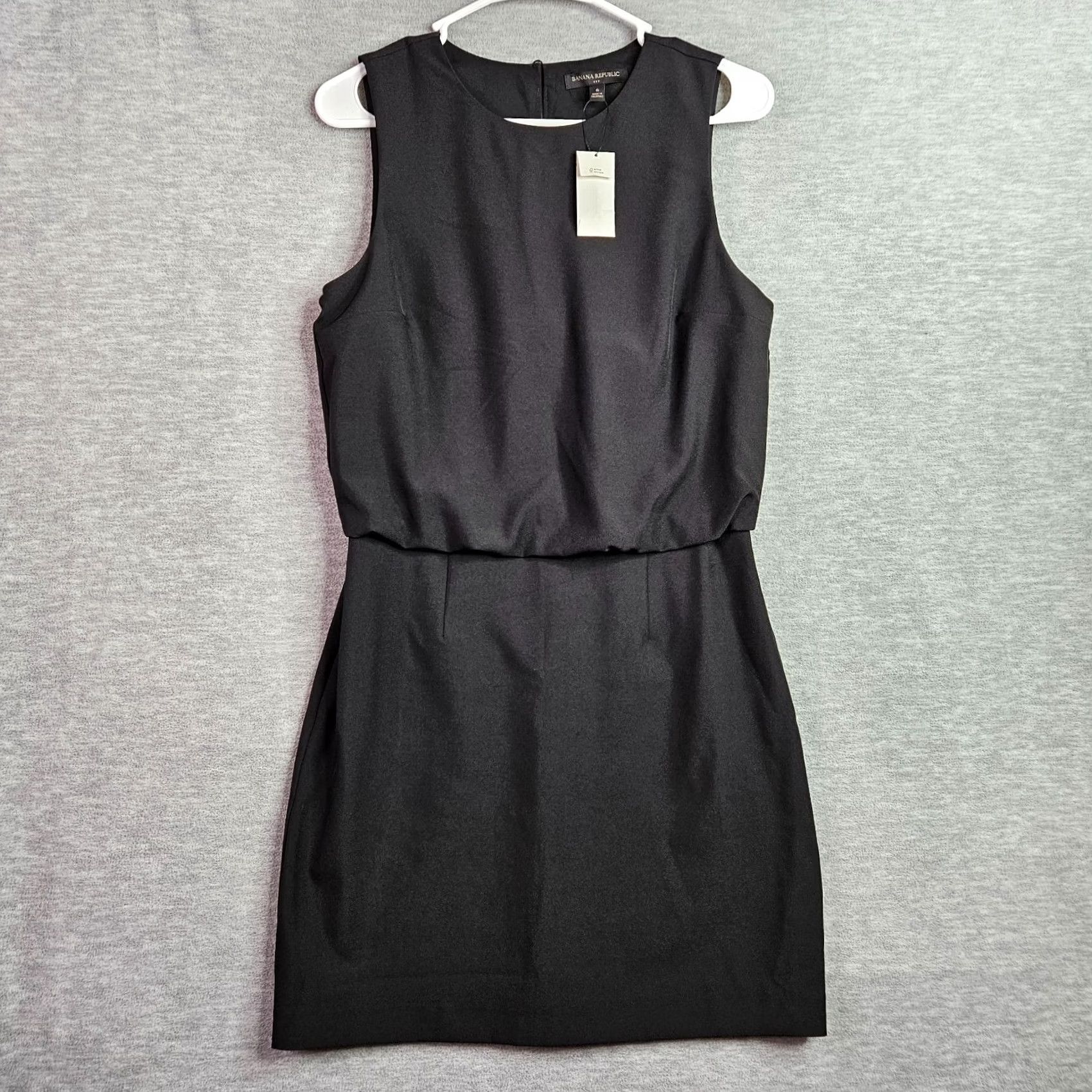 Banana Republic Banana Republic Dress Women’s 6 Black Sleeveless A-Line NWT Career Sheath Size M / US 6-8 / IT 42-44 - 2 Thumbnail