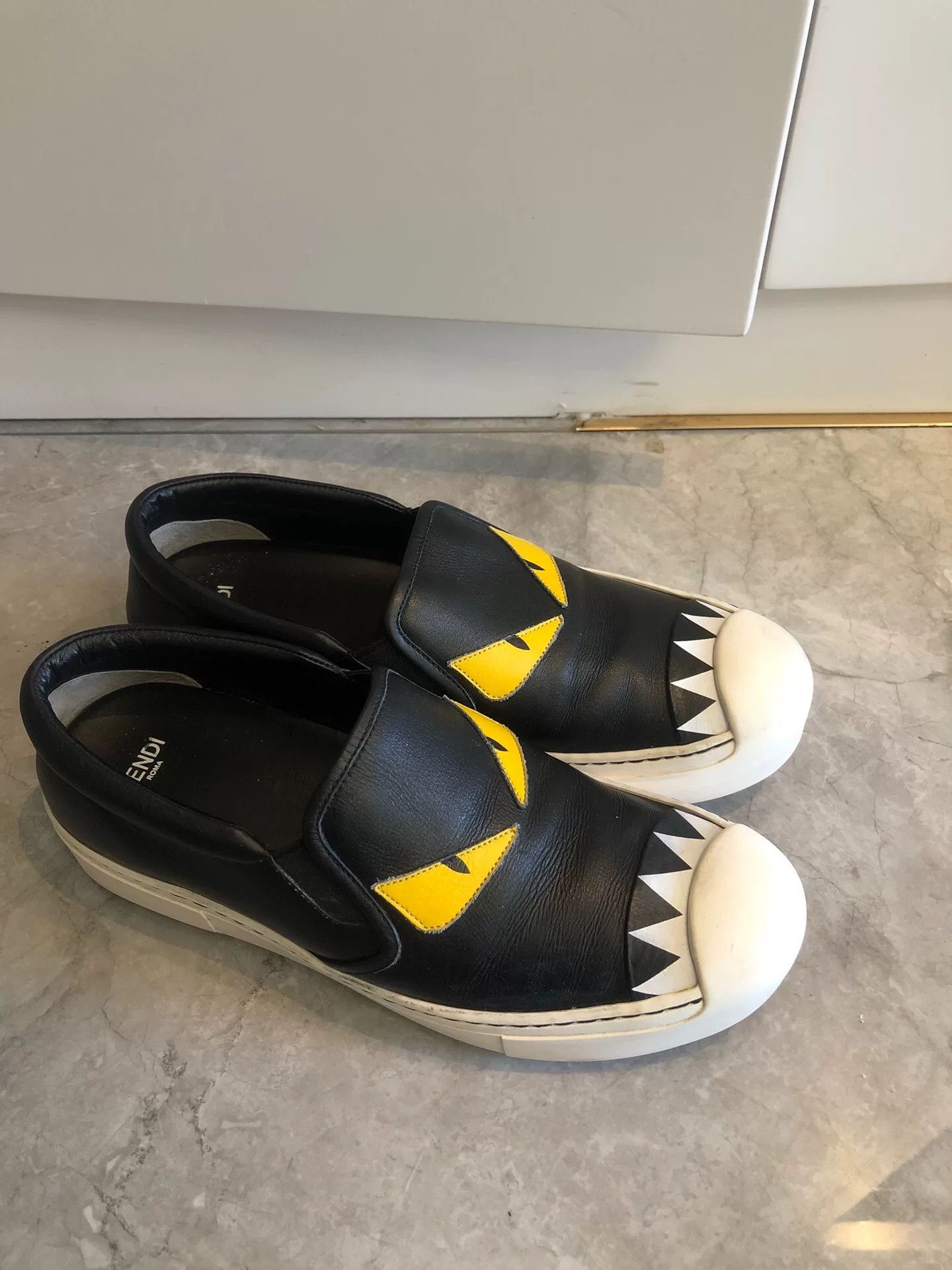 Fendi Fendi Leather Platform Casual Sneakers Size US 5 / IT 35 - 1 Thumbnail