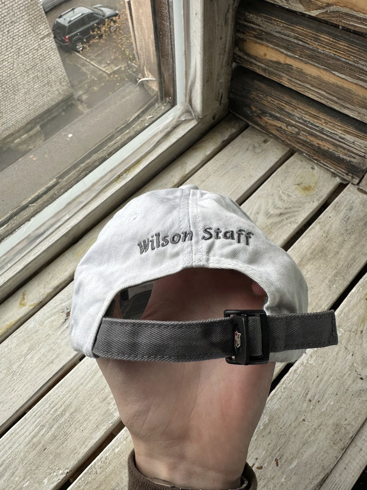 Vintage × Wilson 🚨Wilson STUFF Performance Cap Y2K big logo vintage tennis Size ONE SIZE - 6 Thumbnail