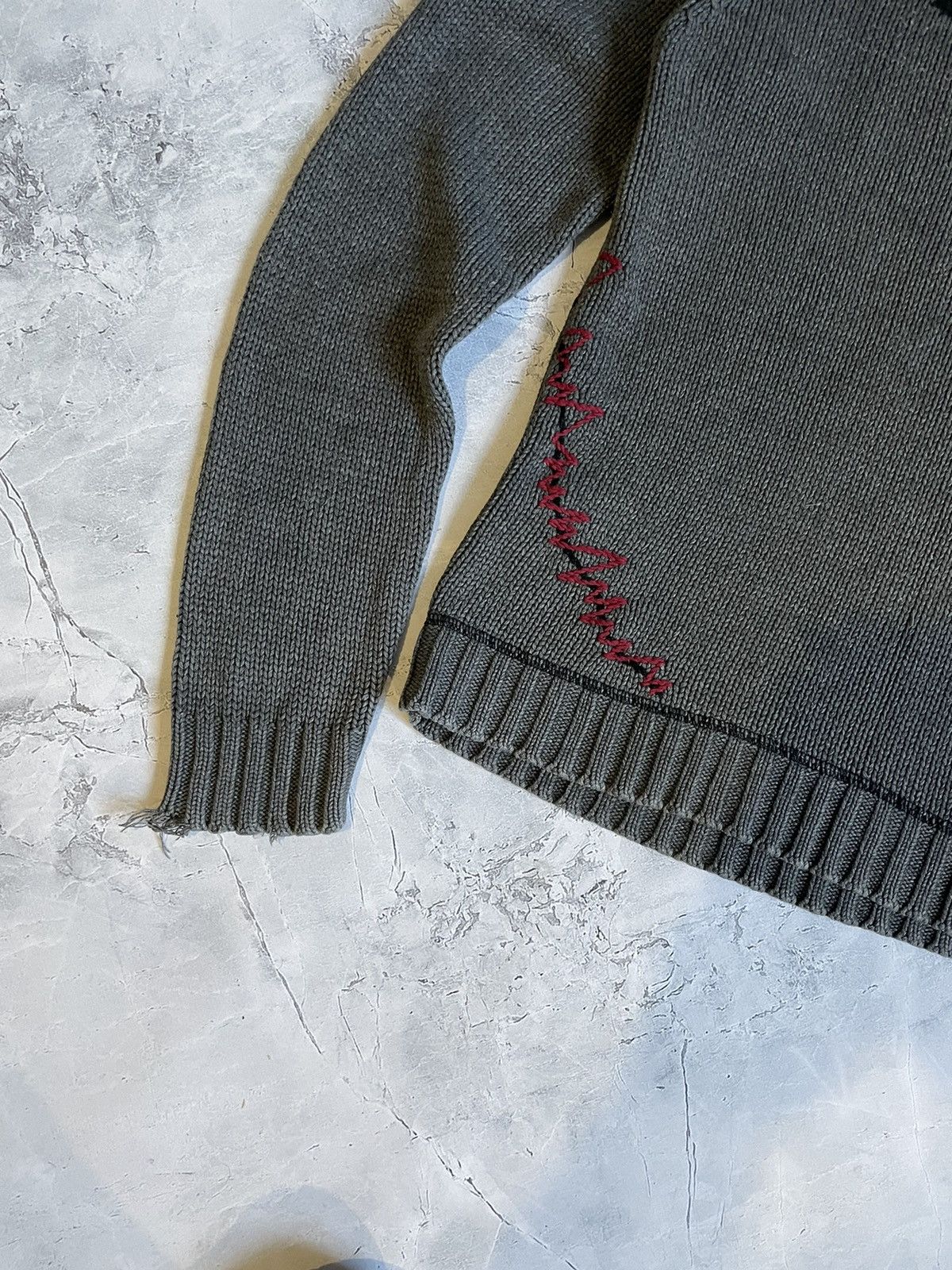 Diesel AvantGarde Vintage Sweatshirt Y2K Printed Knit Japan Sweater Size US L / EU 52-54 / 3 - 5 Thumbnail