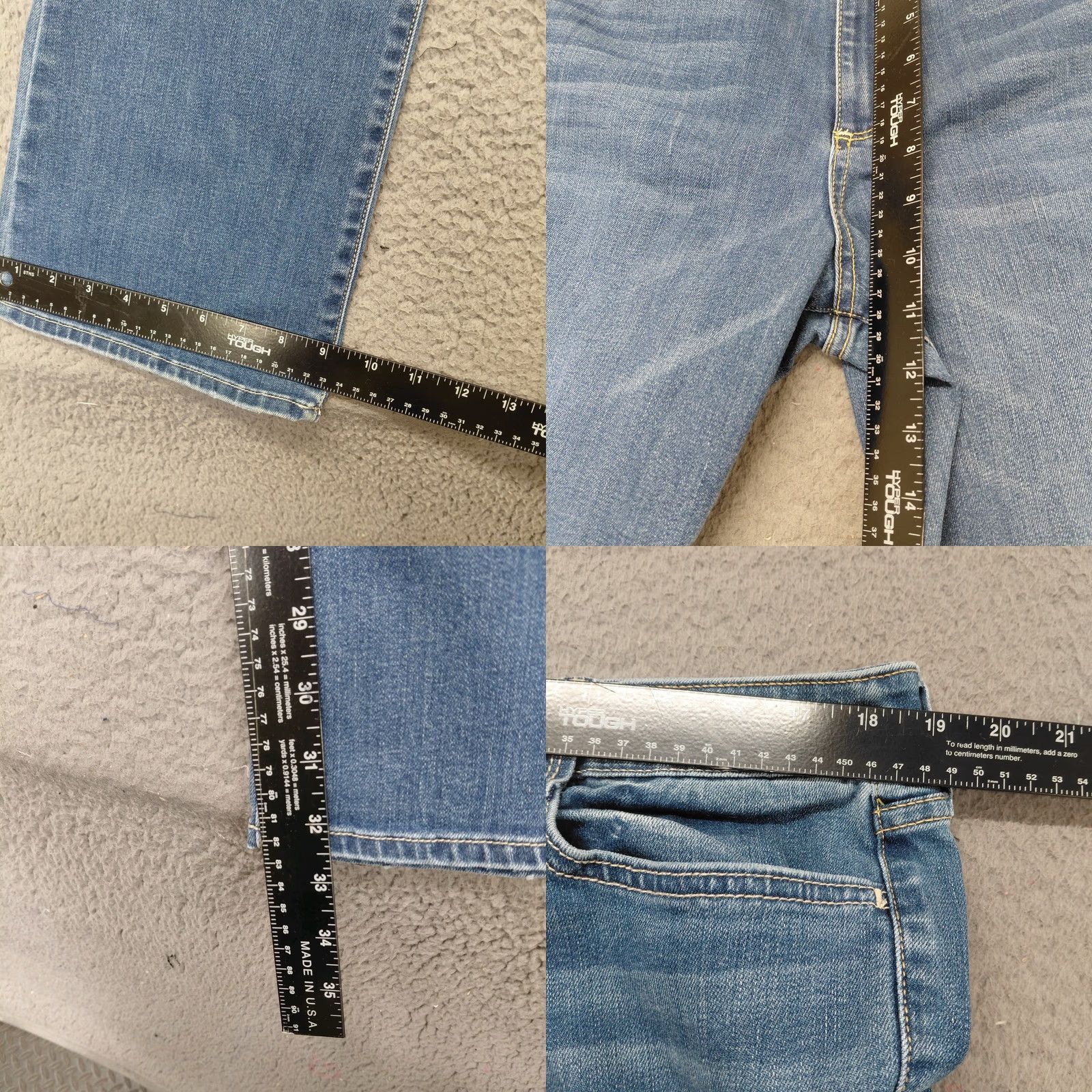 Vintage Arizona Jean Co. Jeans Womens Size 19 Blue Bootcut Flare Cowgirl Rodeo Biker.... Jeans Size 40" / US 18 - 8 Thumbnail