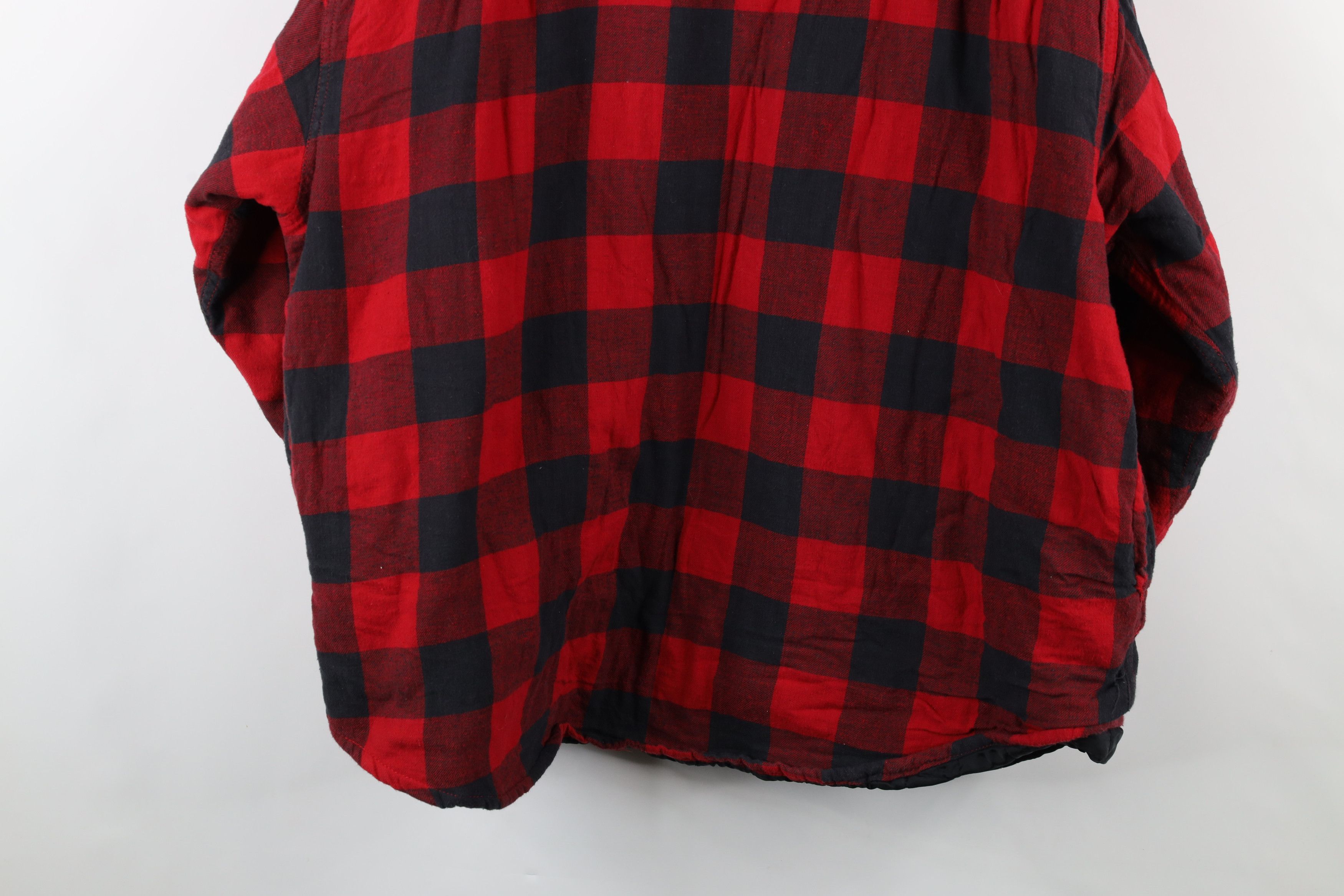 Vintage Vintage 90s Streetwear Flannel Button Shirt Jacket Plaid Size US XXL / EU 58 / 5 - 11 Thumbnail