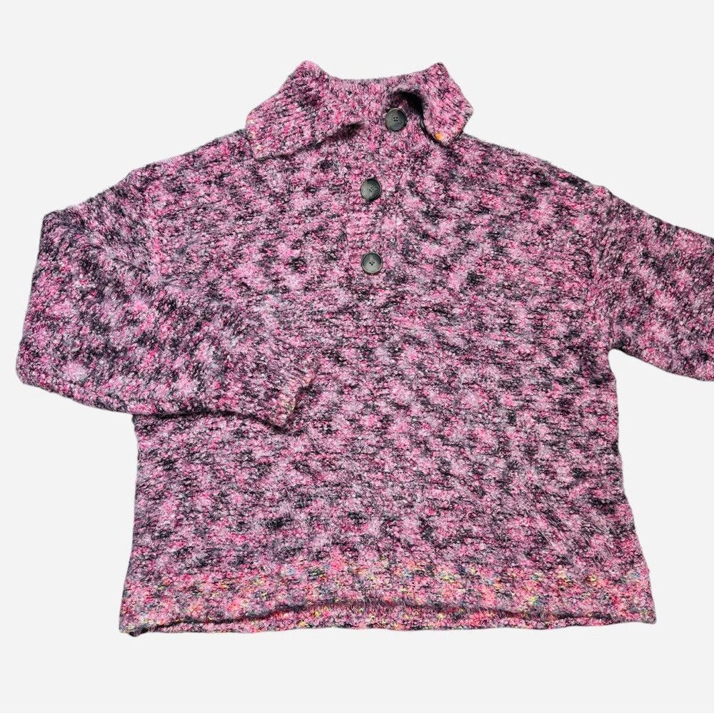Free People Free People Stellar Pink Fuzzy Pullover Size L Size L / US 10 / IT 46 - 7 Thumbnail