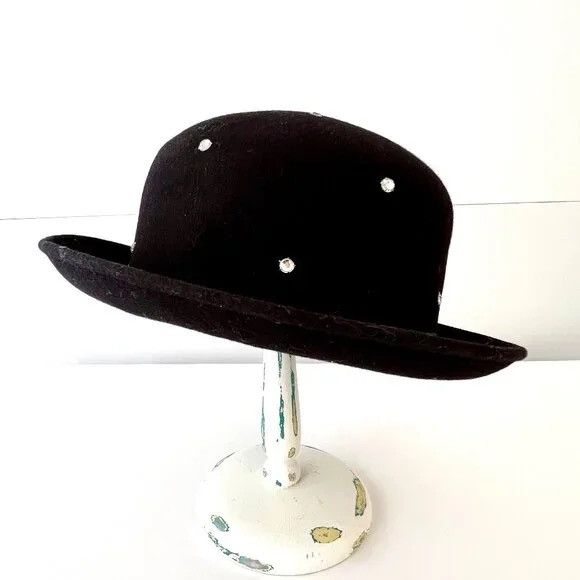 Other woman Wool Black hat Size ONE SIZE - 2 Thumbnail