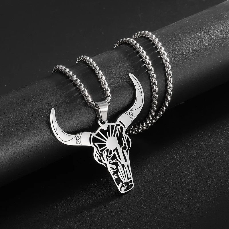 Jewelry × Vintage Bull Head Taurus Necklace Size ONE SIZE - 5 Thumbnail
