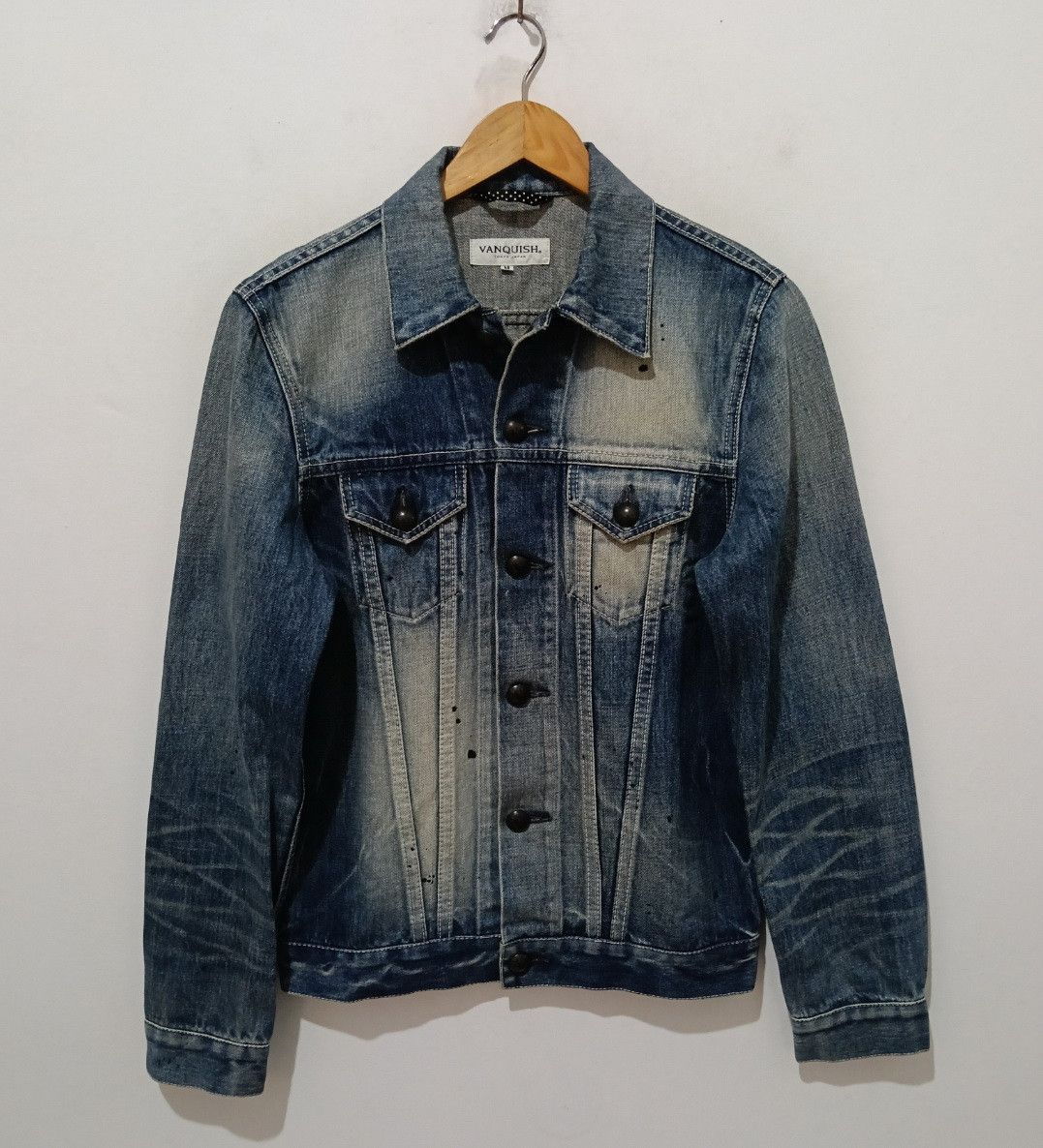 ジャケット・アウター Vanquish ORIGINALS DENIM TRUCKER JACKET ORIGINALS TRUCKER ジャケット・アウター JACKET DENIM Vanquish