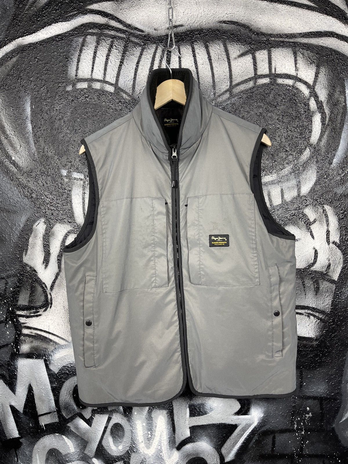 Pepe Jeans Pepe Jeans London Casual Chrome Grey Vest Men’s Size Large Size US L / EU 52-54 / 3 - 6 Thumbnail