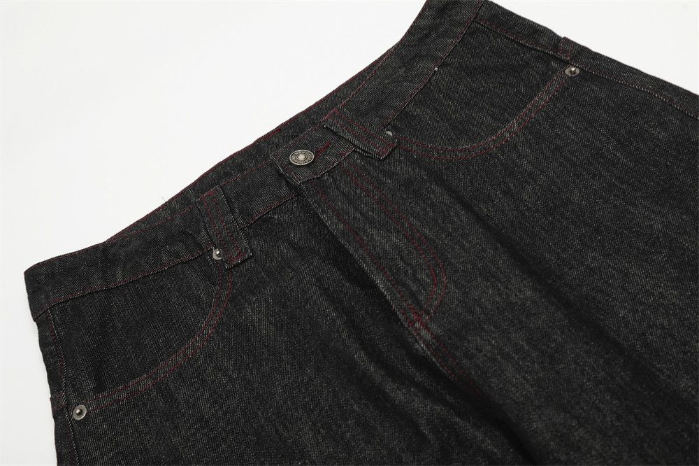 Jean American-Style High-Street Loose-Fit Wide-Leg Jeans Size US 32 / EU 48 - 3 Thumbnail