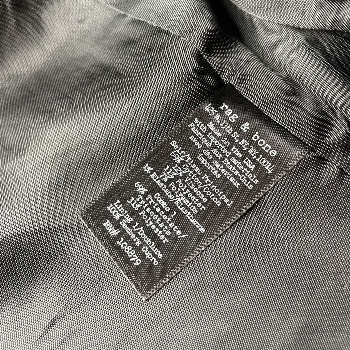 Rag & Bone Rag And Bone Cannon White Long Sleeve Snap Terry Jacket Size M / US 6-8 / IT 42-44 - 6 Thumbnail