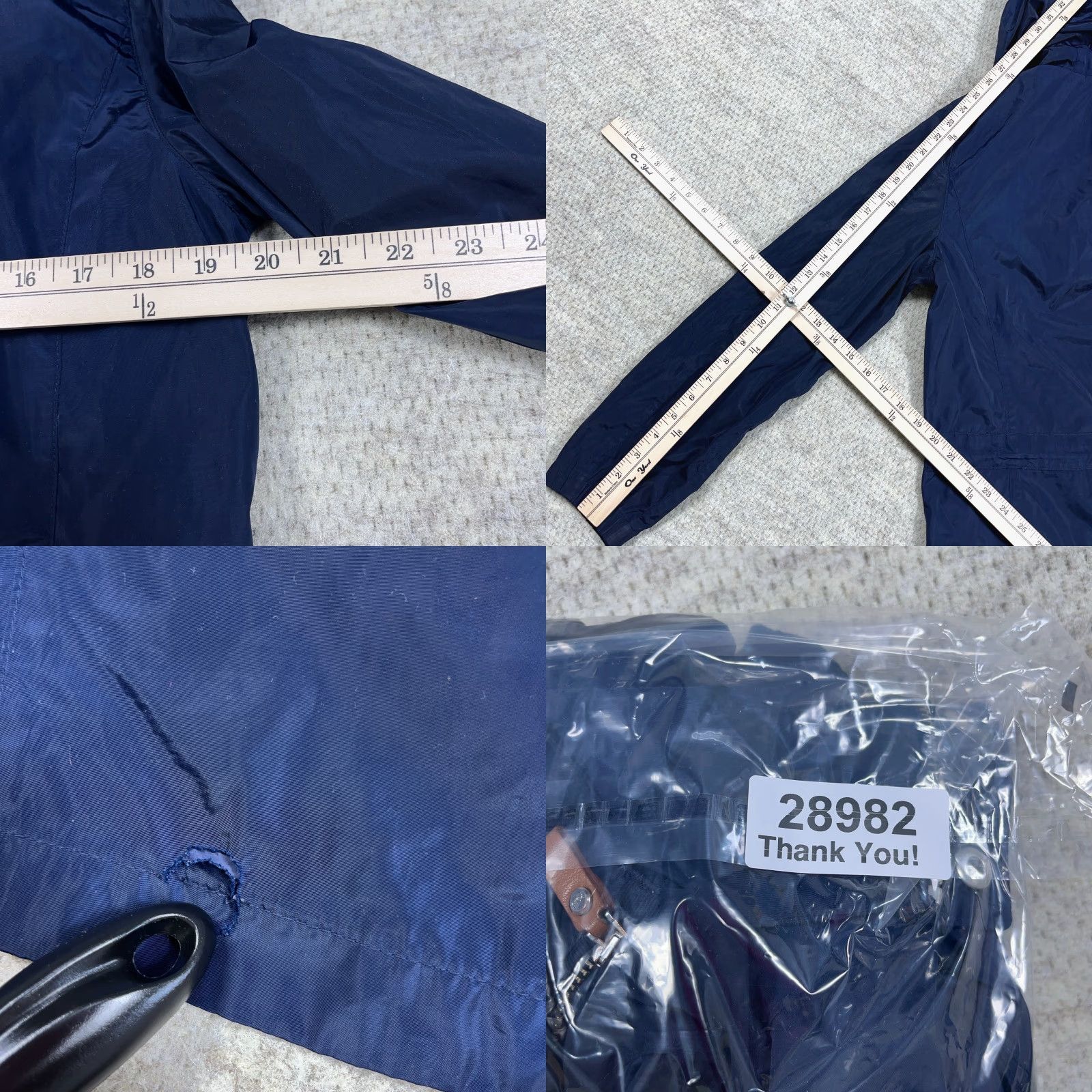Ralph Lauren Ralph Lauren Polo Golf Jacket Women Medium Navy Blue Windbreaker Rain Coat Hood Womens Size M / US 6-8 / IT 42-44 - 9 Thumbnail
