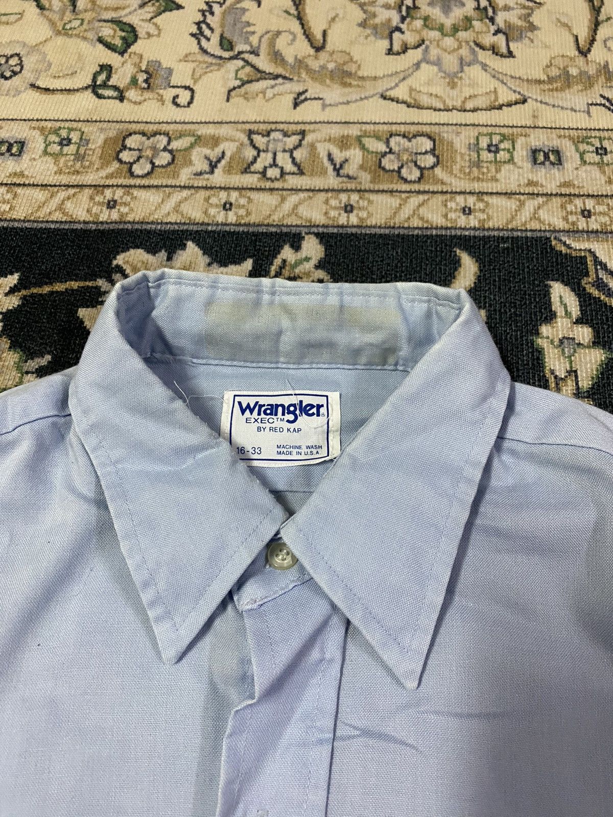 Wrangler Vintage Wrangler Shirt Button Down Size 42L - 8 Thumbnail