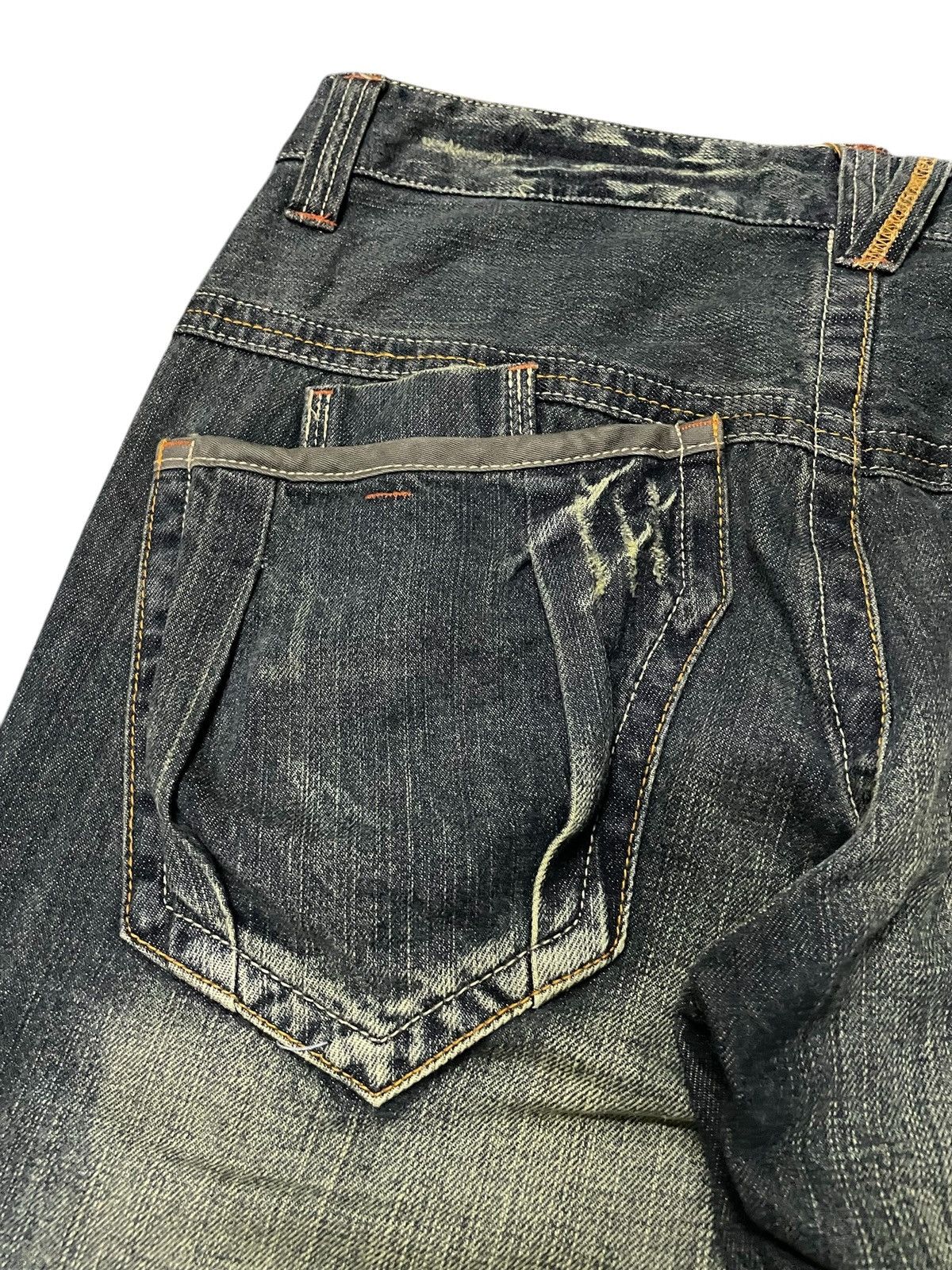 Hysteric Glamour × Roots Root Three Japan Muddy Green Flare Embroidered Native Jeans Size US 34 / EU 50 - 17 Thumbnail