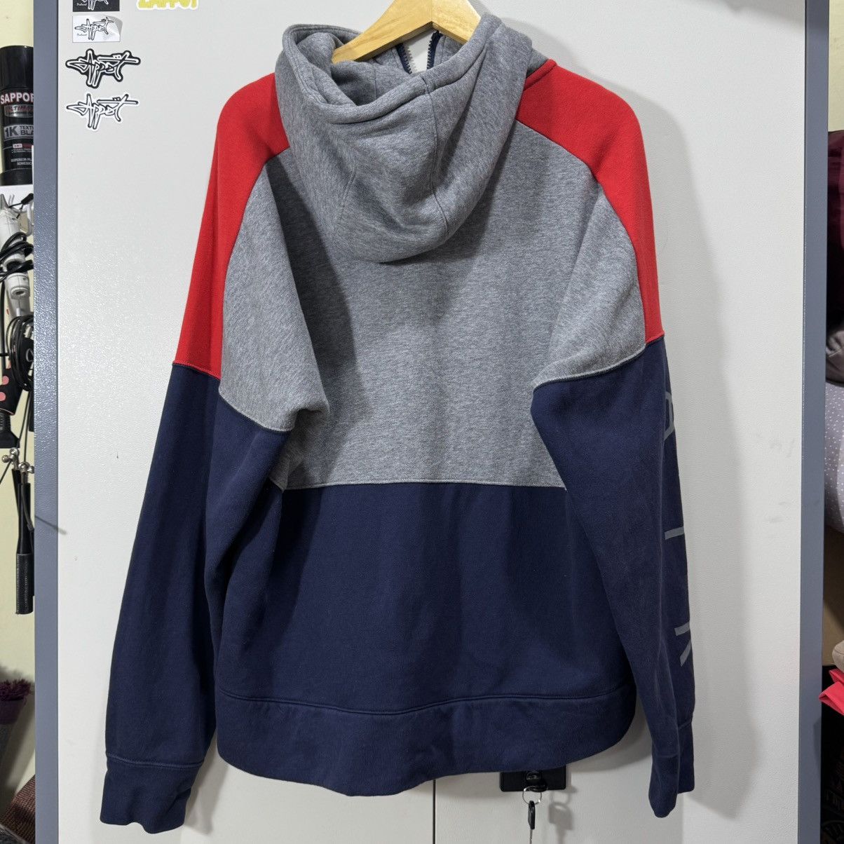 Nike Nike Heritage Air fleece colourblock full zip hodded jacket Size US L / EU 52-54 / 3 - 8 Thumbnail
