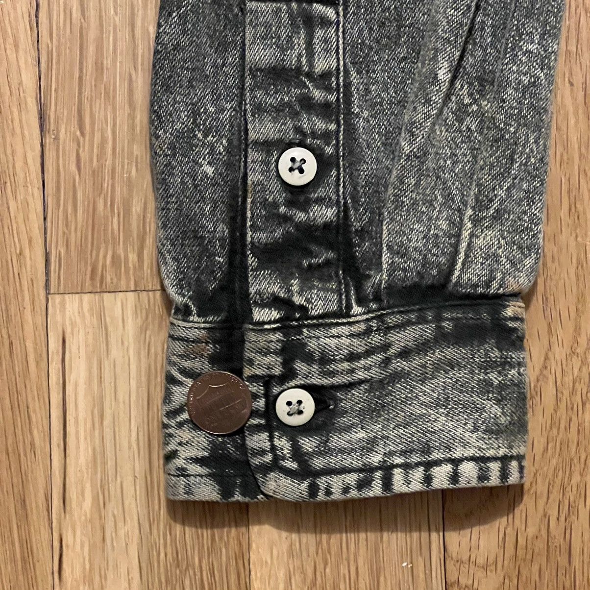 Aeropostale Vintage Aeropostale Mens Large Button Up Acid Wash Green Size US L / EU 52-54 / 3 - 8 Thumbnail