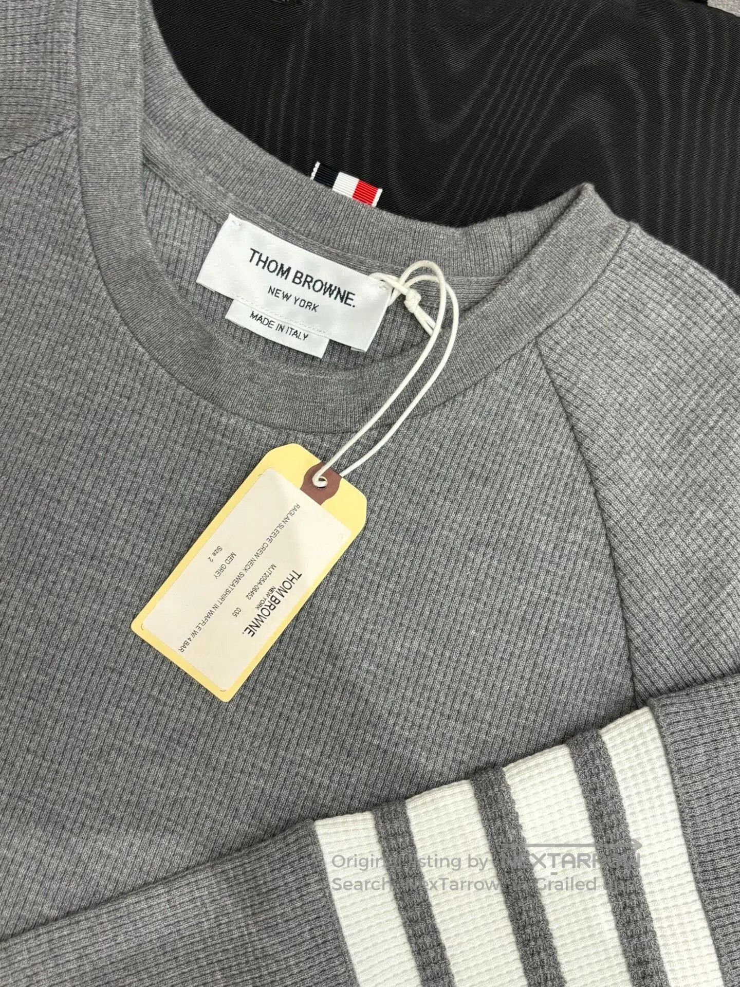 Thom Browne thom browne gray striped sleeve sweatshirt. Size US M / EU 48-50 / 2 - 3 Thumbnail