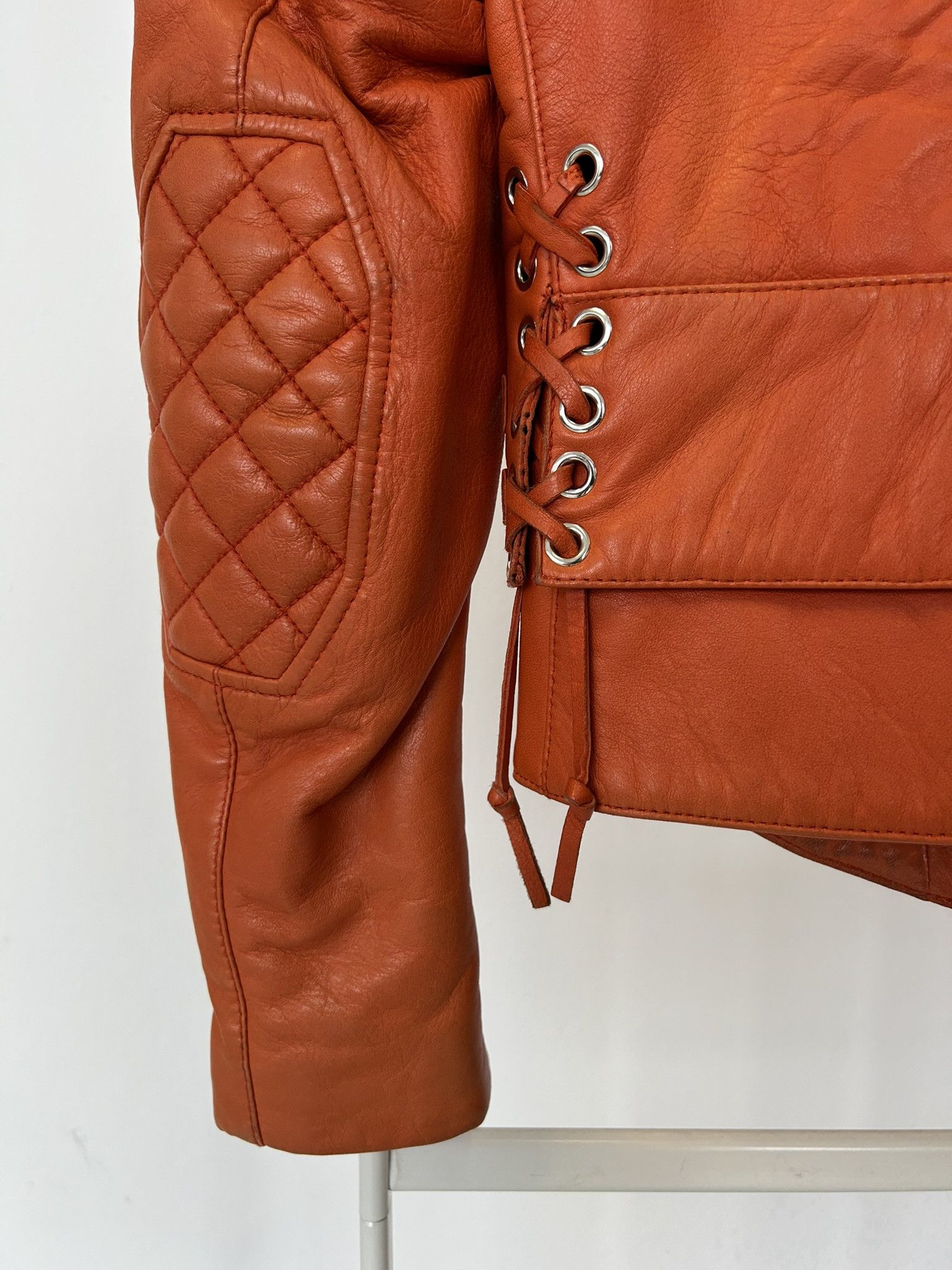 Balenciaga 2010 Balenciaga leather biker jacket Size XS / US 0-2 / IT 36-38 - 12 Thumbnail