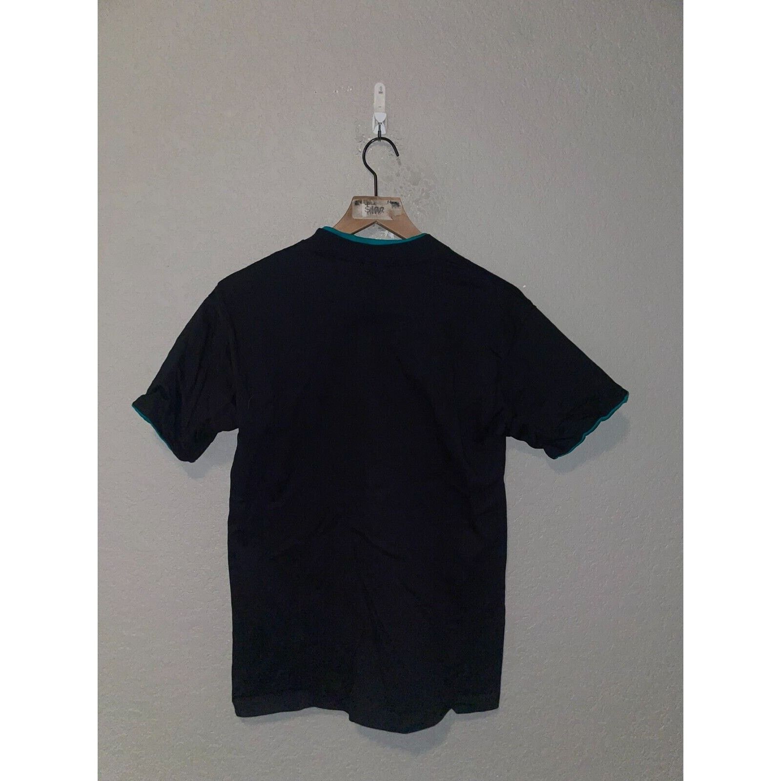 Signal Sport Vintage Black Blank Shirt Teal Double Sleeved Tee VTG 90s M Size US M / EU 48-50 / 2 - 9 Thumbnail