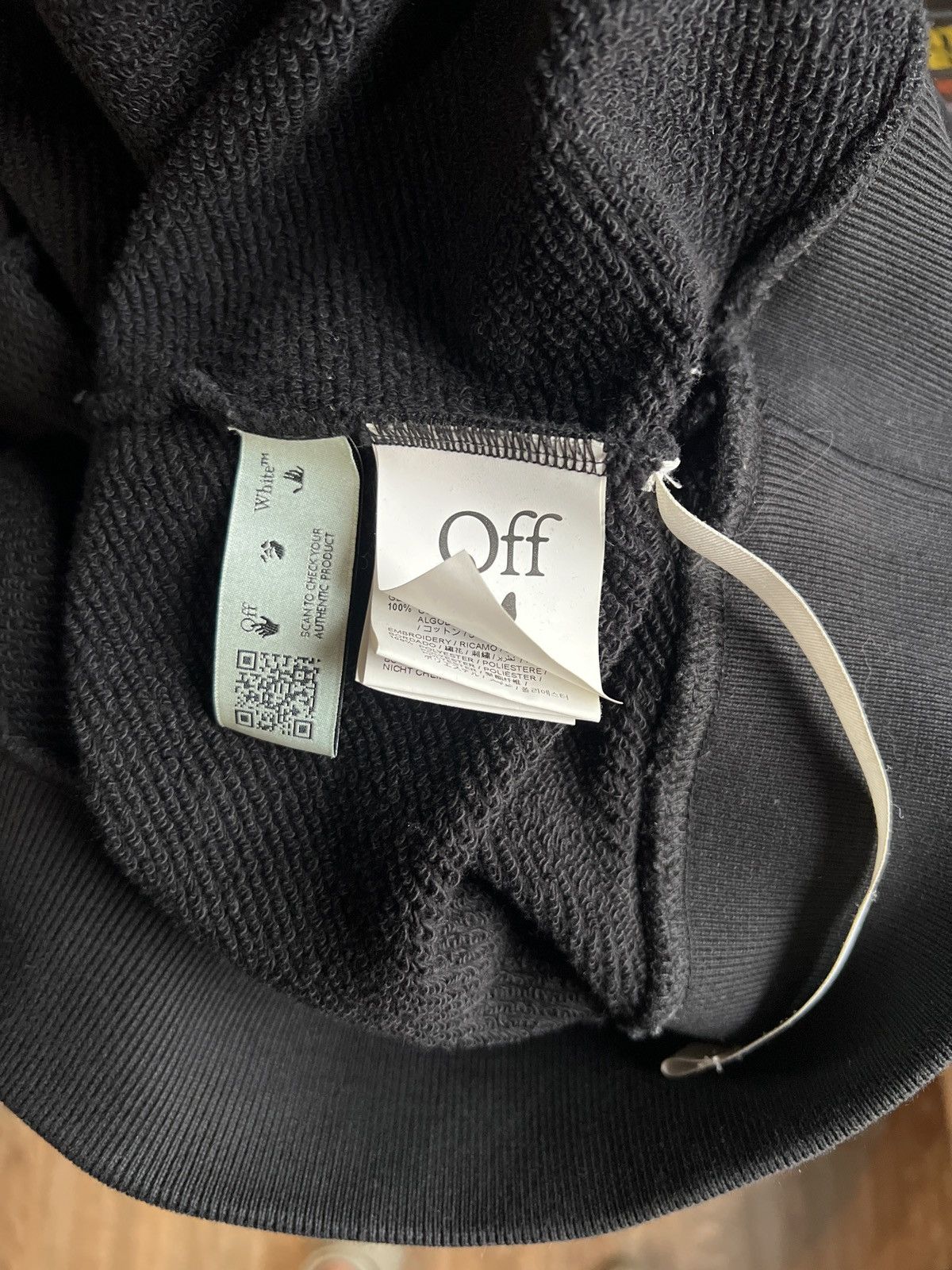Off-White OFF-WHITE Swimming Man Logo Hoodie Size US XXL / EU 58 / 5 - 11 Thumbnail