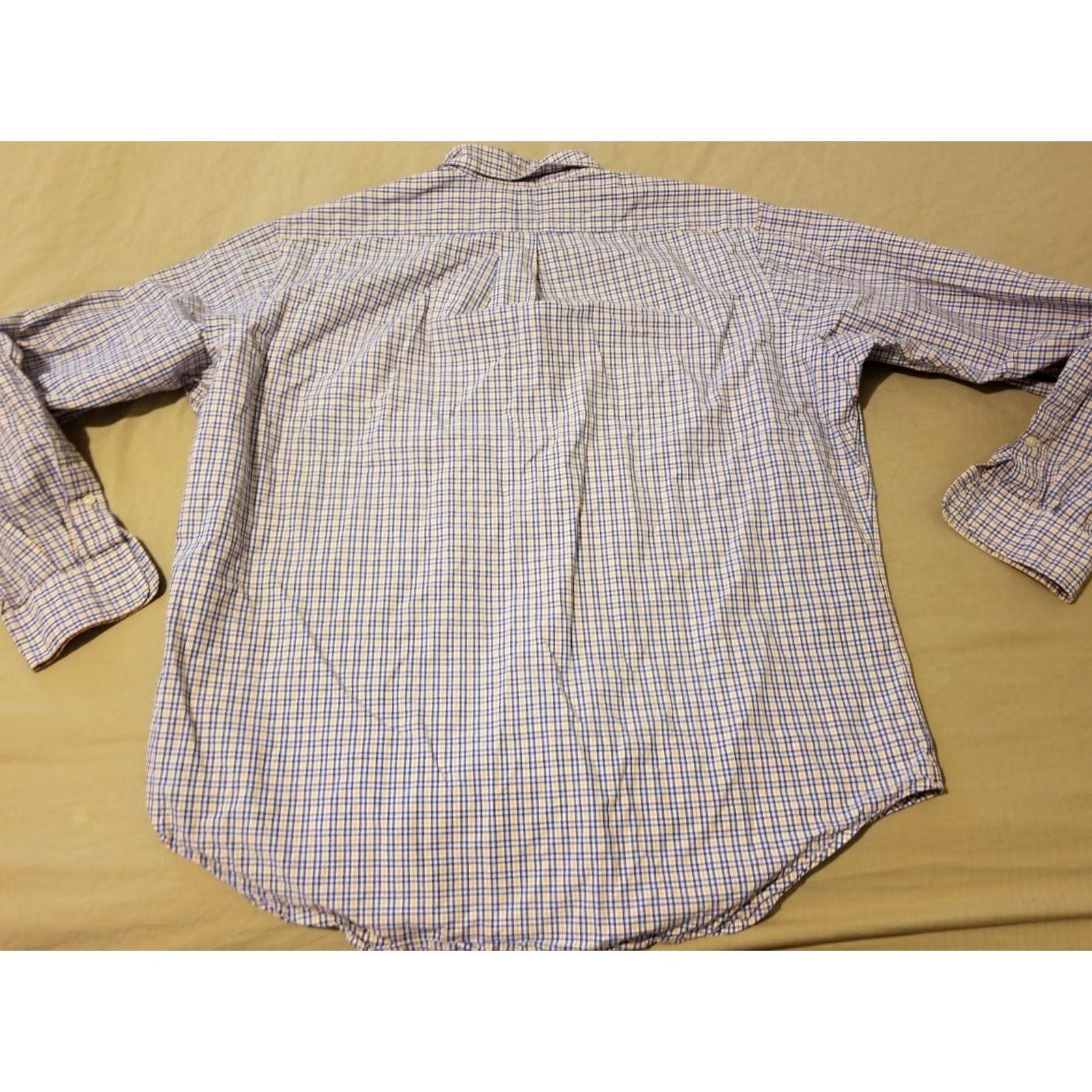Polo Ralph Lauren Polo Ralph Lauren Shirt XL Yellow Button Cotton Mens Size 46R - 5 Thumbnail