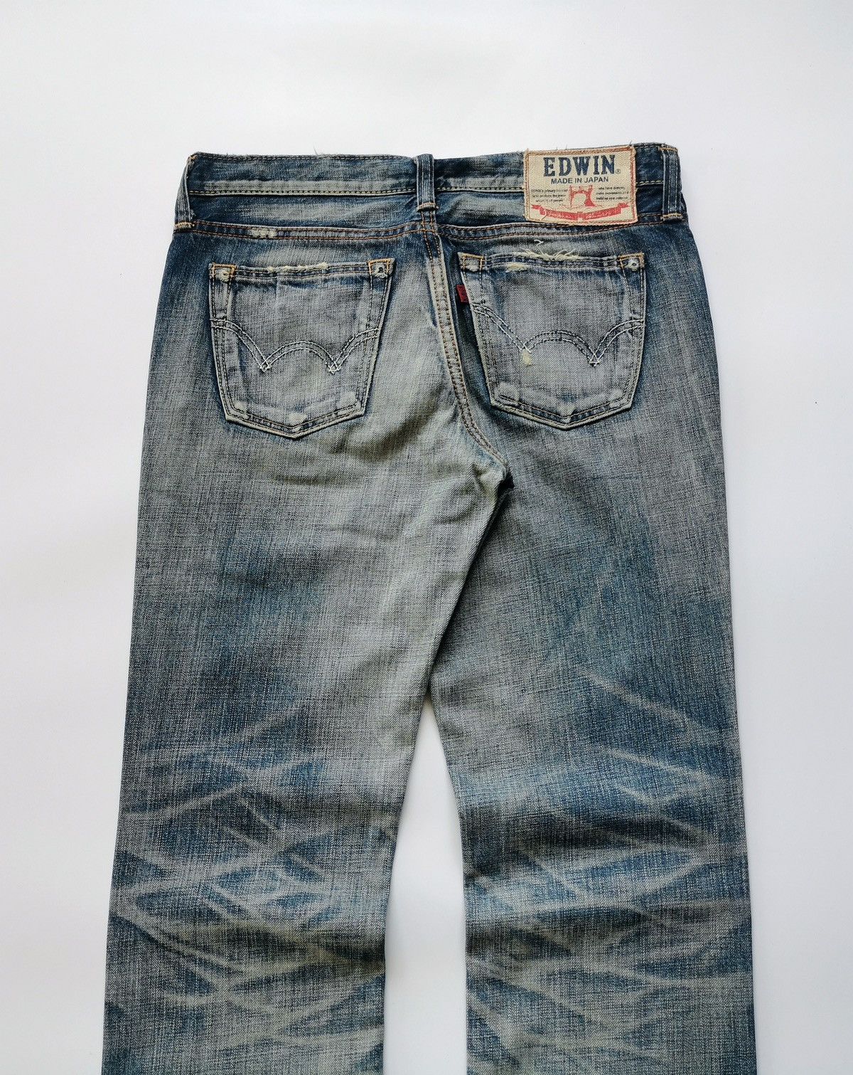 Edwin Edwin Japan Distressed Jeans ERD Grunge Size US 29 - 7 Thumbnail