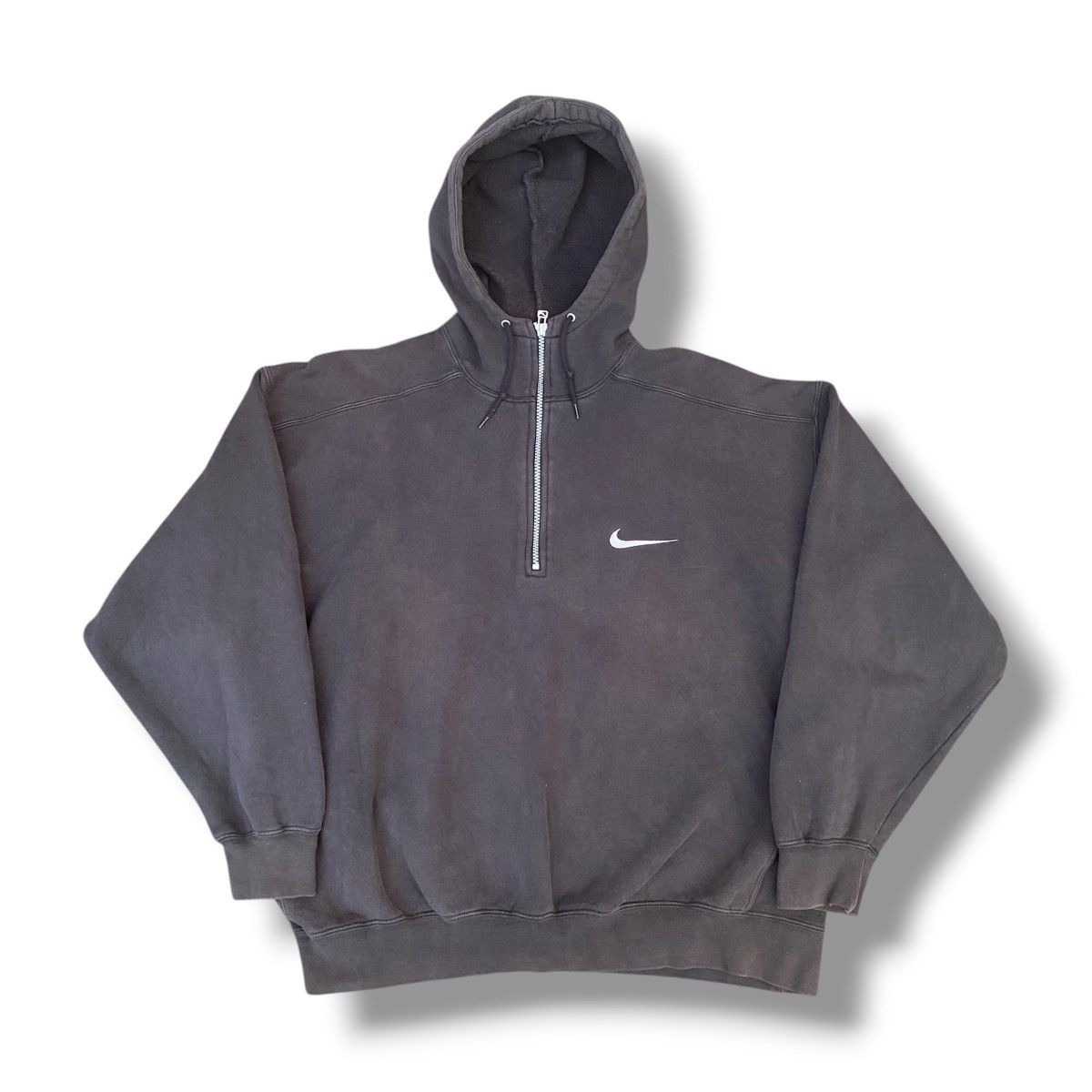 Nike Vintage 90s Nike Half Zipper Hoodies. #G6 Size US XL / EU 56 / 4 - 1 Thumbnail