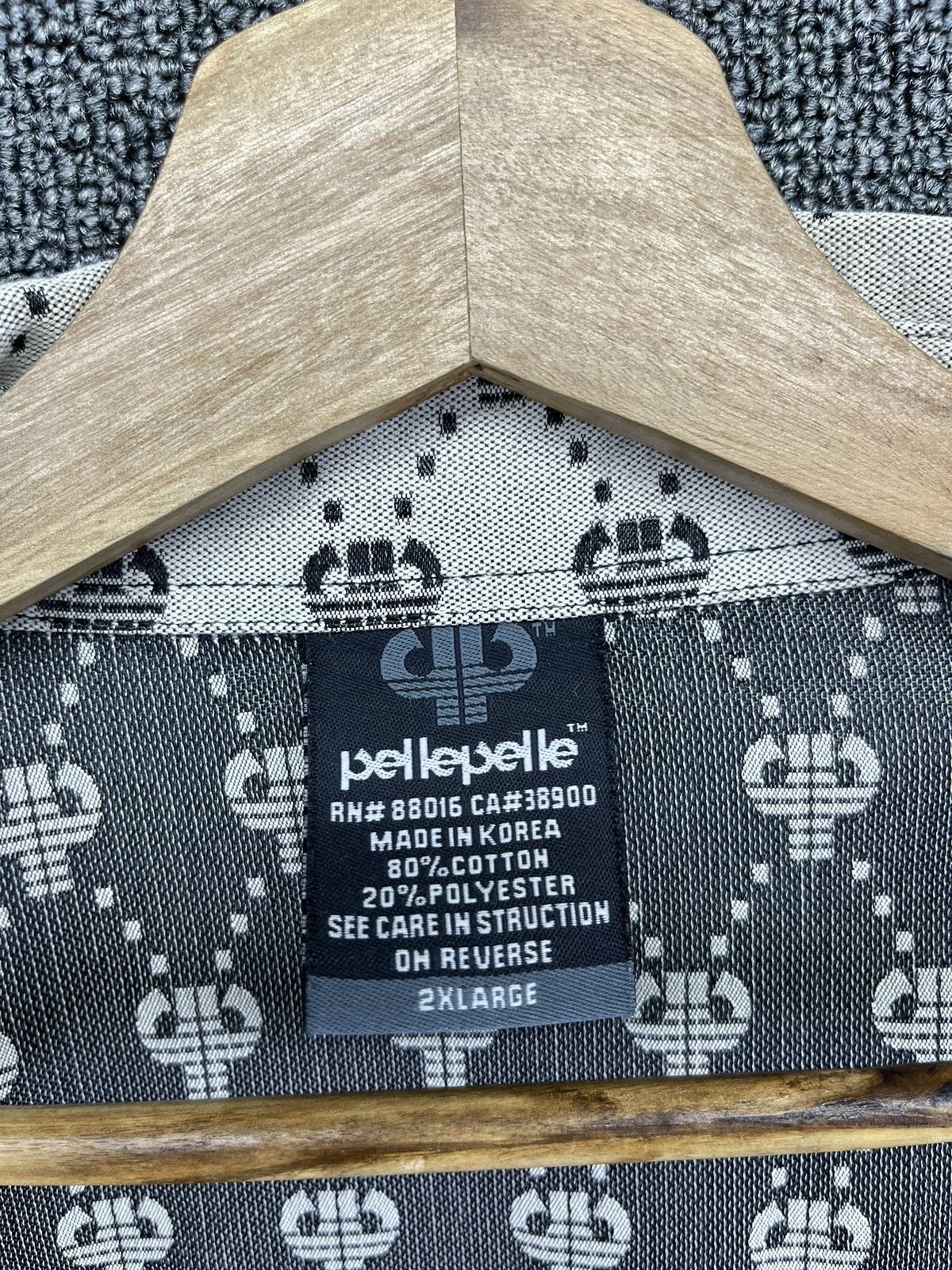 Pelle Pelle Pelle Pelle Zucca Monogram Shirts Button Up Flannel Size US XXL / EU 58 / 5 - 7 Thumbnail