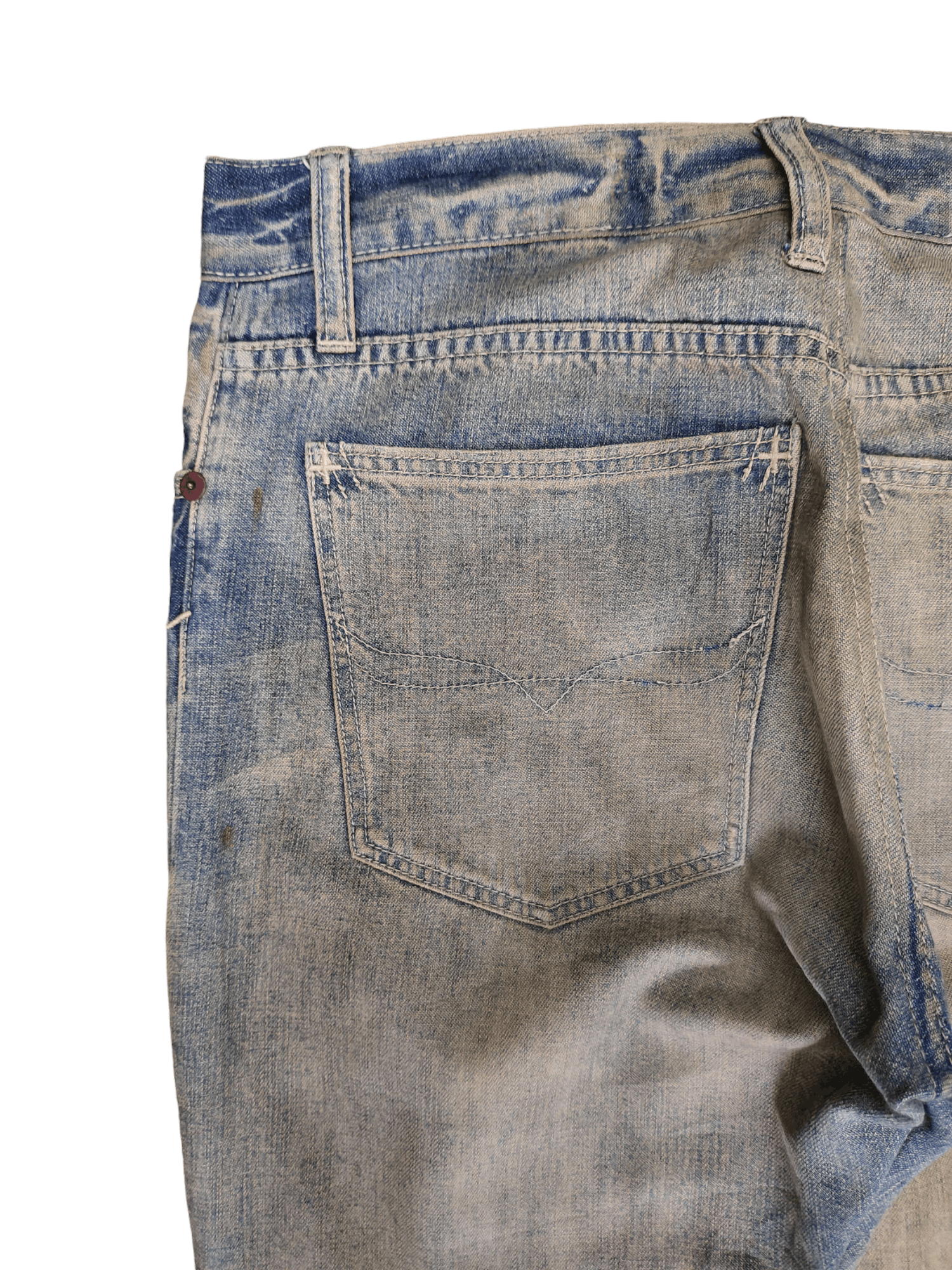 Polo Ralph Lauren Ralph Lauren Distress Faded Rusty Patchwork Skinny Jeans Size US 29 - 13 Thumbnail