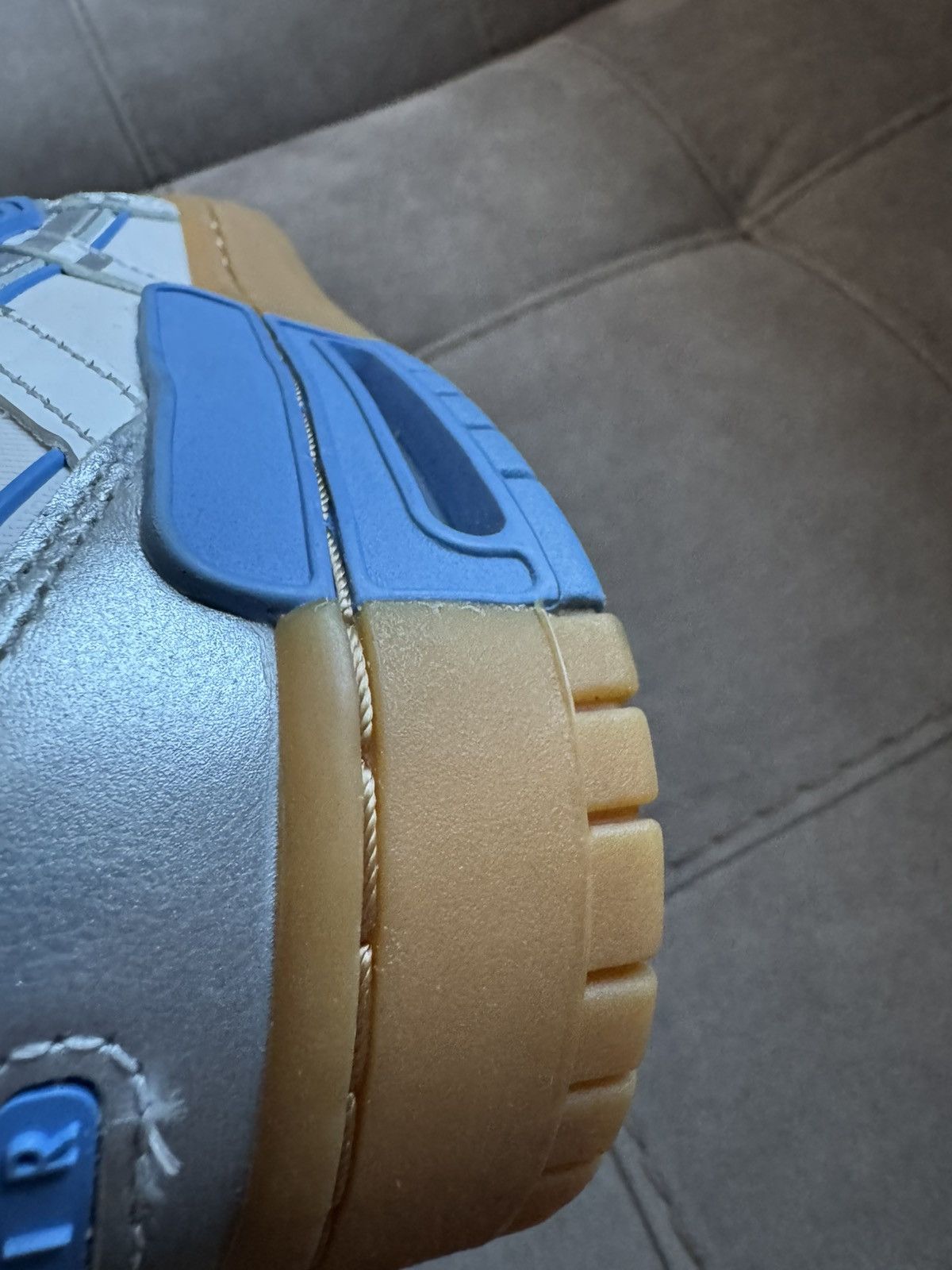 Off-White NIKE X OFF-WHITE DUNK UNC sz US9 UK8 only tried on see phot Size US 9 / EU 42 - 17 Thumbnail