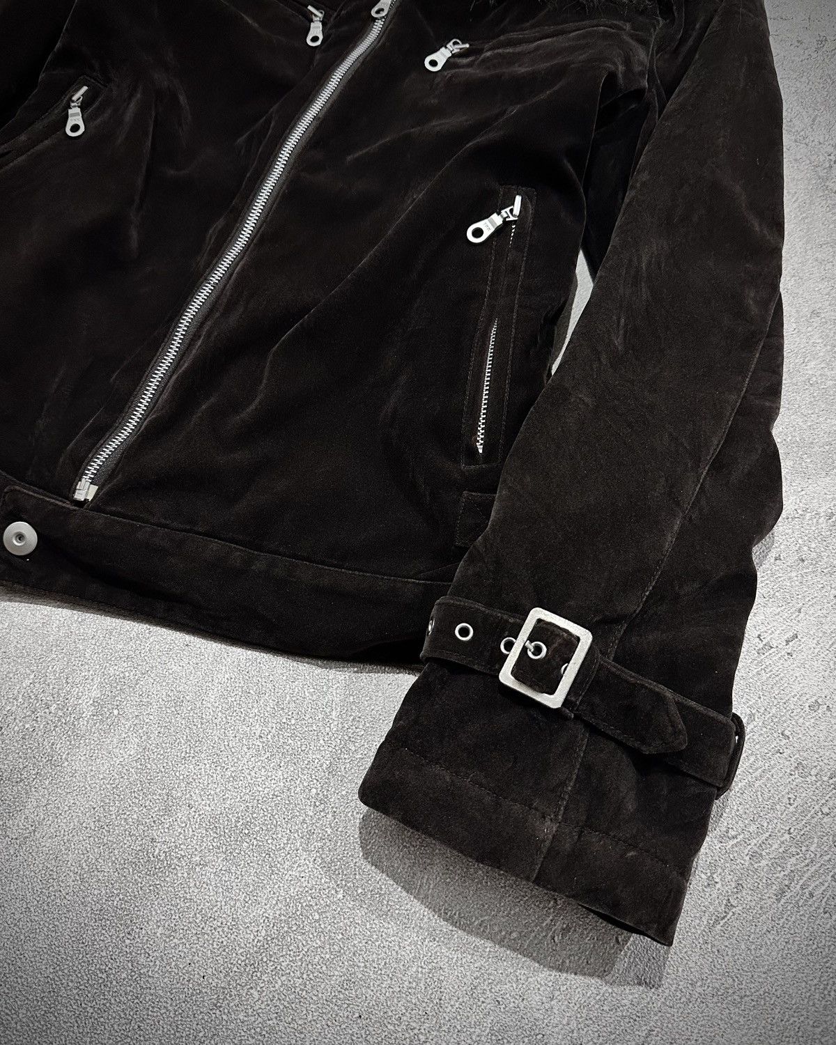 Japanese Brand Vkei Spinash Velvet Riders Jacket Backlash Kmrii Style Size US L / EU 52-54 / 3 - 4 Thumbnail