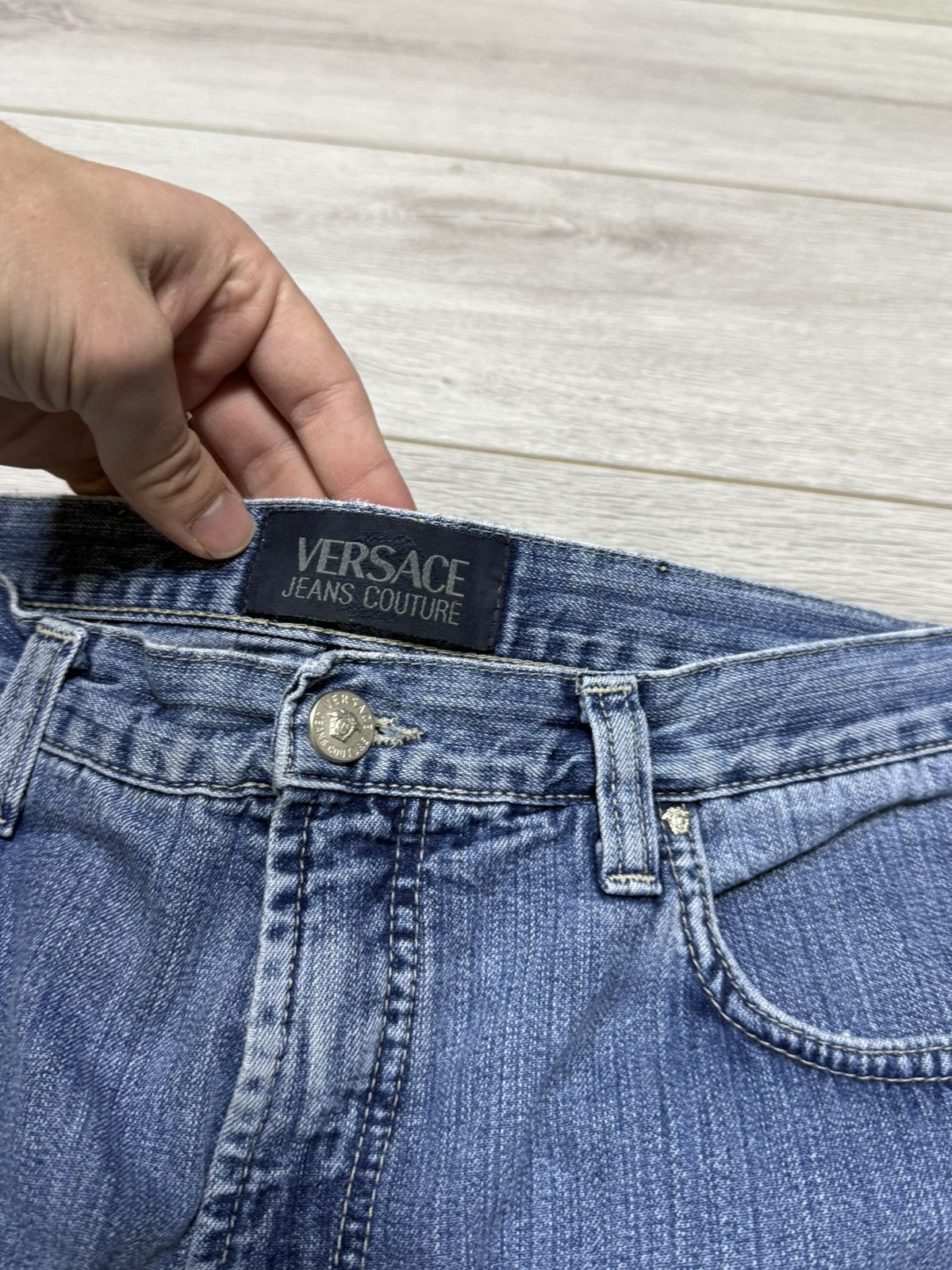 Versace Versace Jeans Couture vintage pants medusa head Size US 33 - 9 Thumbnail
