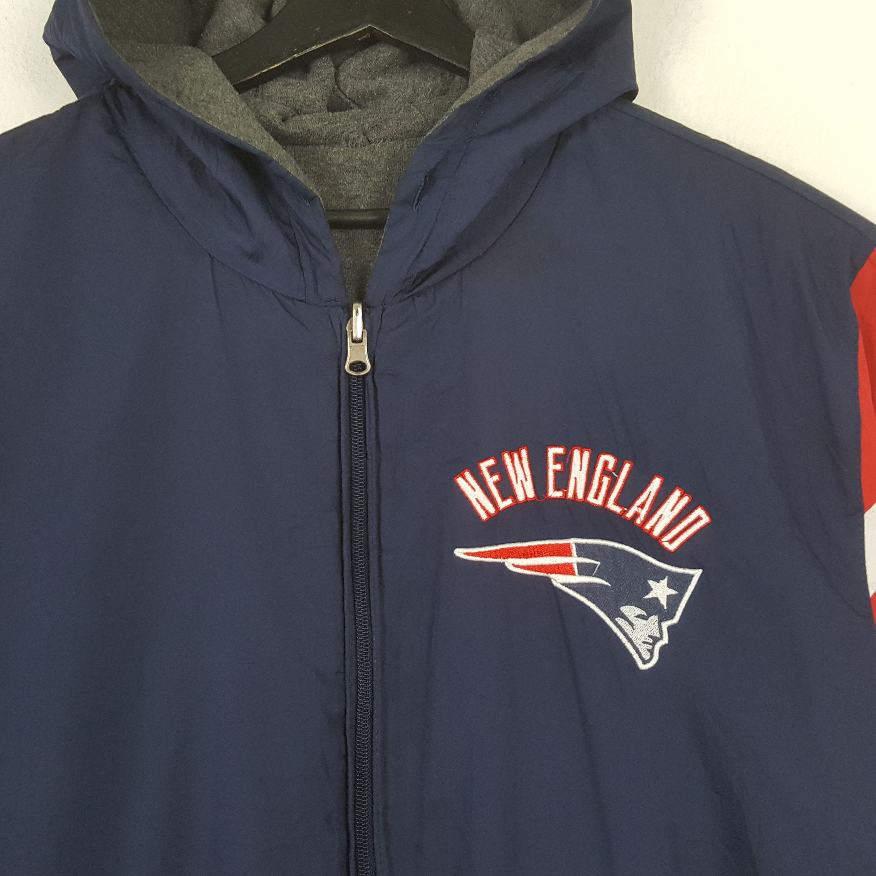 NFL NEW ENGLAND PATAIOTS Football Team Reversible Hoodies C288N2 Size US XL / EU 56 / 4 - 4 Thumbnail