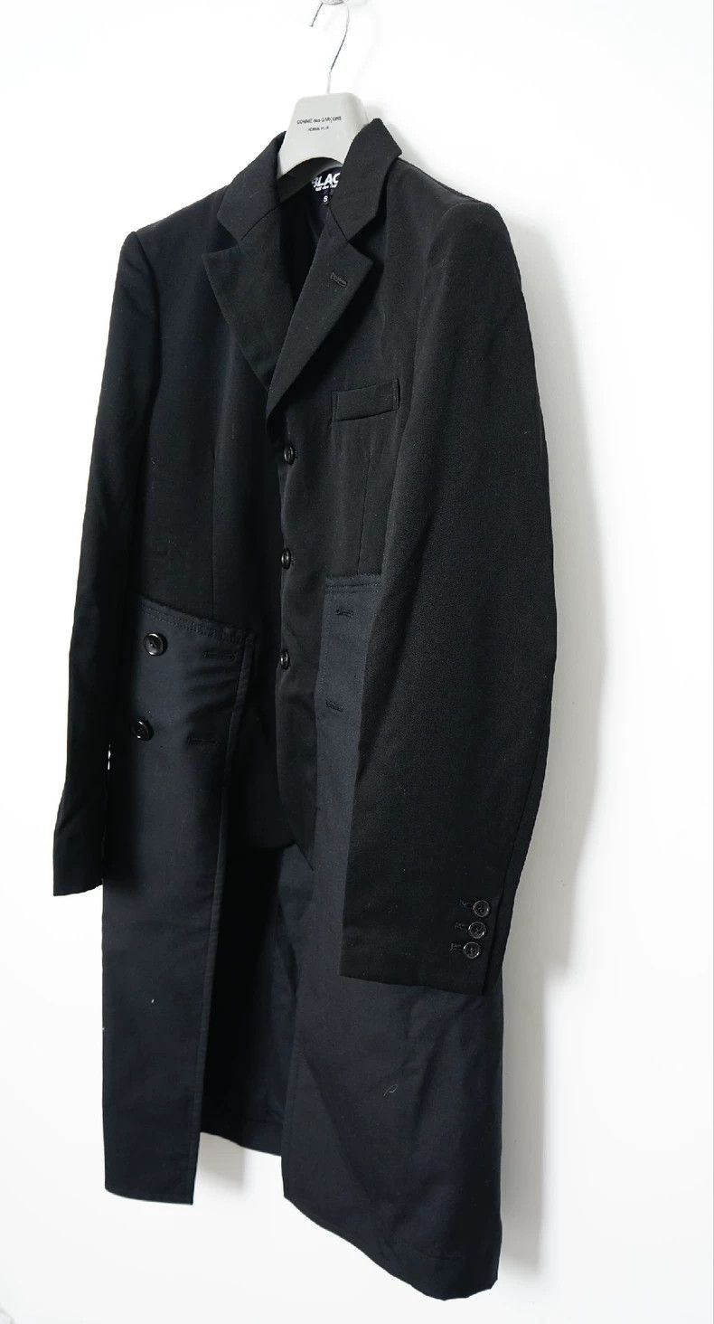 Comme des Garcons Comme Des Garcons Knife cut paneled midi wool blazer Size S / US 4 / IT 40 - 2 Thumbnail