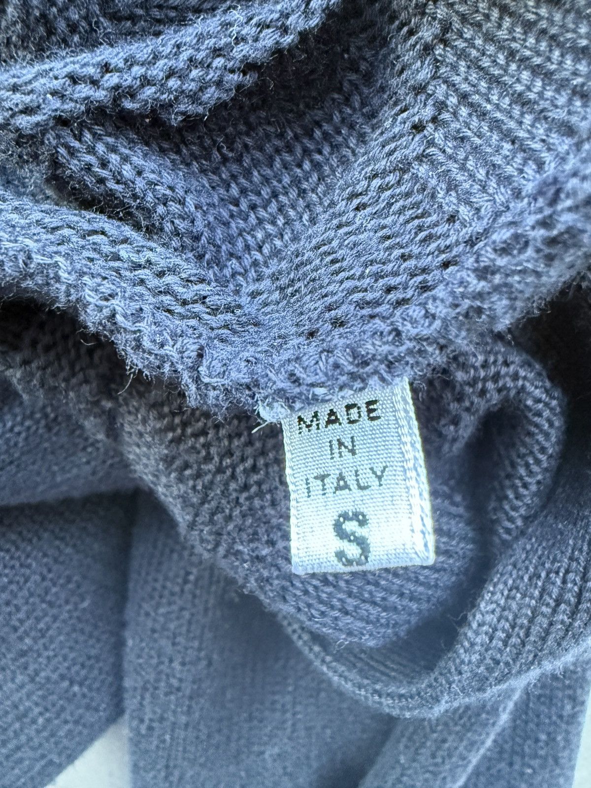 Maison Margiela Early MARTIN MARGIELA Line 10 Abstract Yoke Navy Cardigan Size US S / EU 44-46 / 1 - 11 Thumbnail
