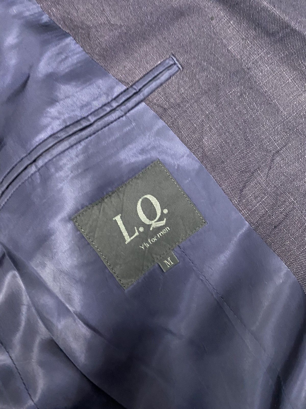 Y's × Y's for Men × Yohji Yamamoto 🔥RARE LQ YS FOR MEN DARK PURPLE BLAZER JACKET Size US M / EU 48-50 / 2 - 10 Thumbnail