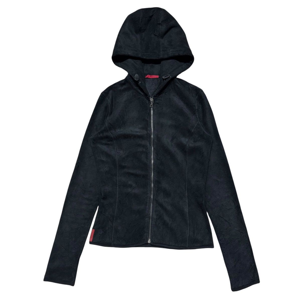 Prada Prada Fleece Jacket Redtab Hooded Size S / US 4 / IT 40 - 1 Thumbnail