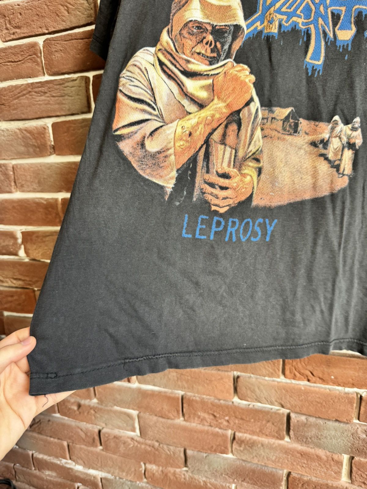 Band Tees Rare Vintage 90s Death - Leprosy Death Metal Band Tshirt L Size US L / EU 52-54 / 3 - 4 Thumbnail